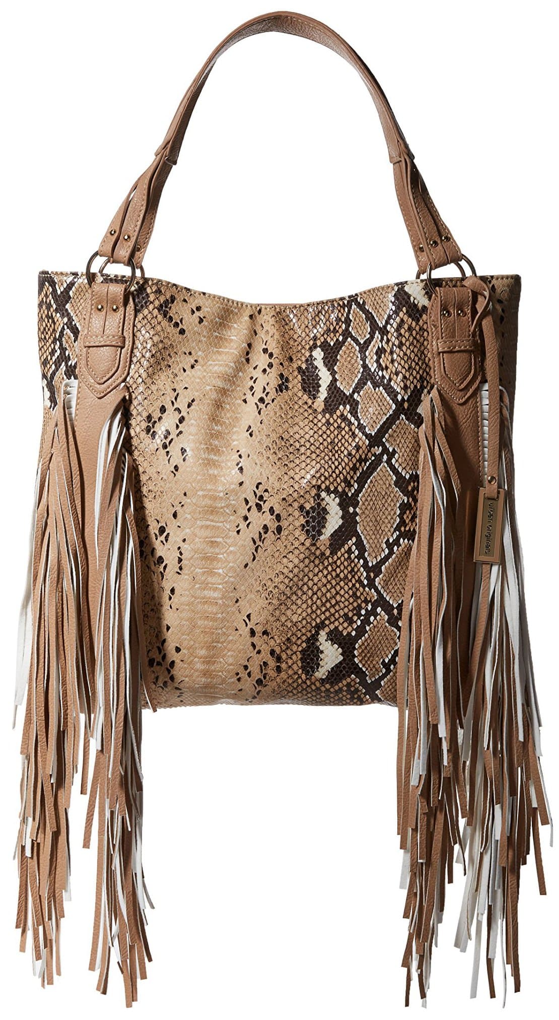 Women's Castaway Snake Tote, Tan
