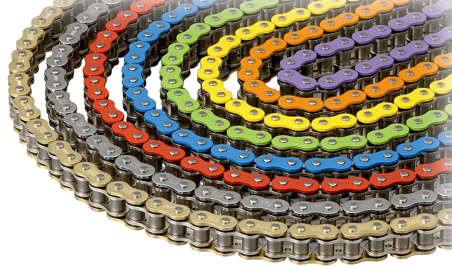 Enuma Sprocket Chain Set (Sprocket / Pinion / Chain) for Honda CB Hornet F 900 SC48 orange