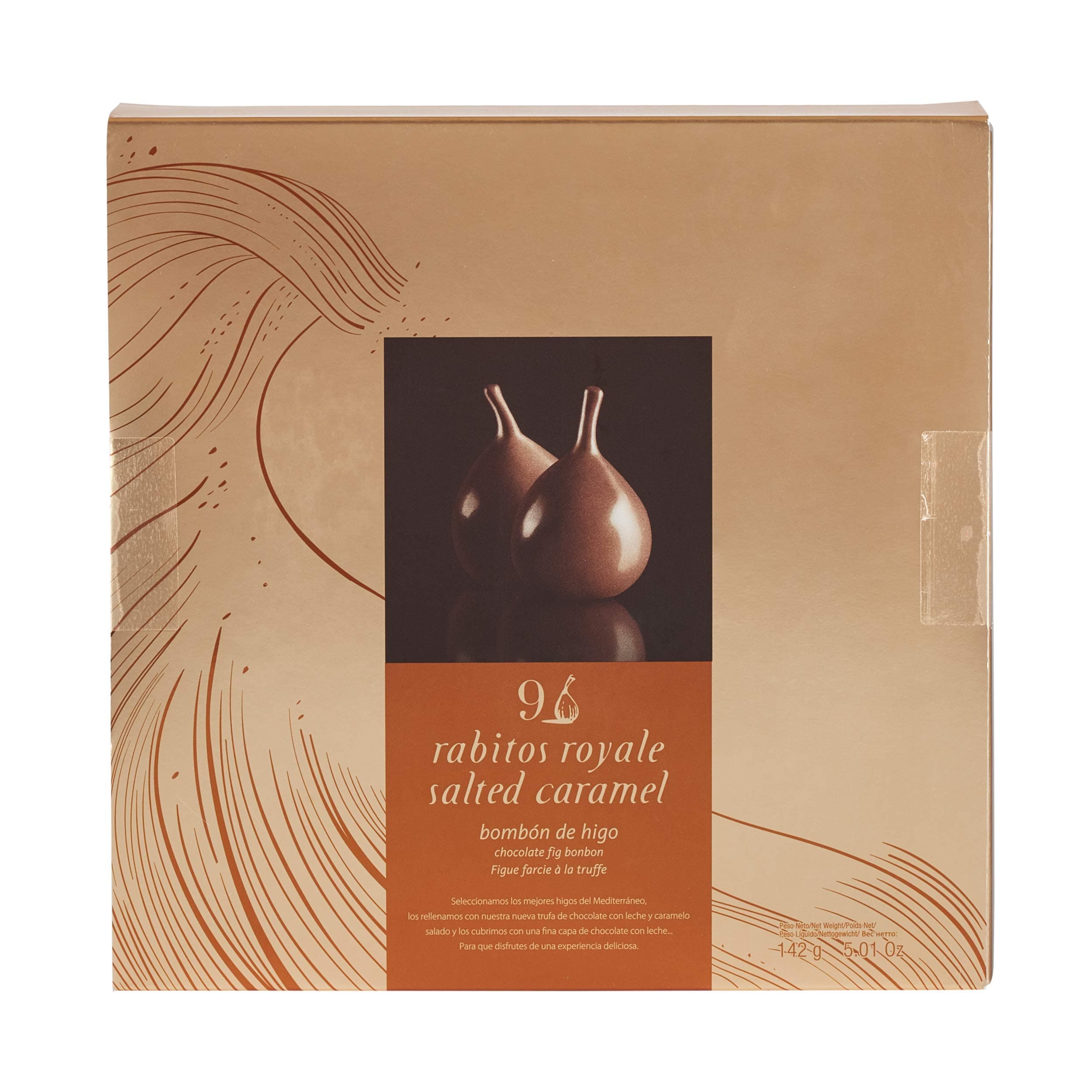 Salted Caramel Stuffed Rabitos Royale Fig Bonbons (9 Pieces)