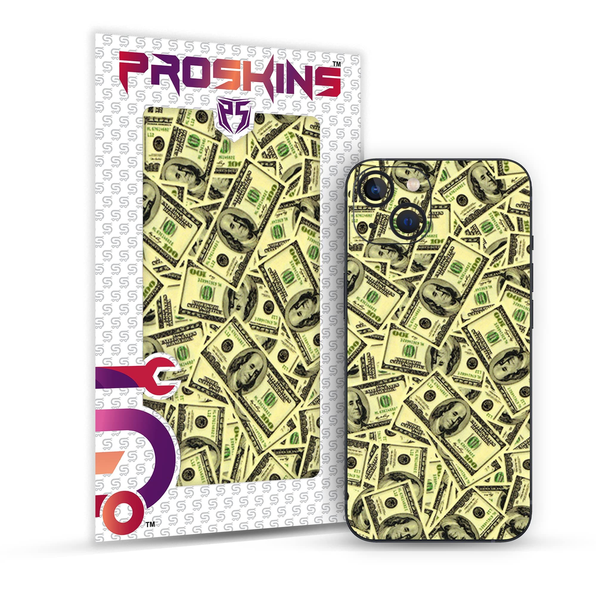 PROSKINS - Bitcoin Circuit 3D Textured Mobile Back Skin/Sticker Only for OnePlus 8T (Pack of 1)