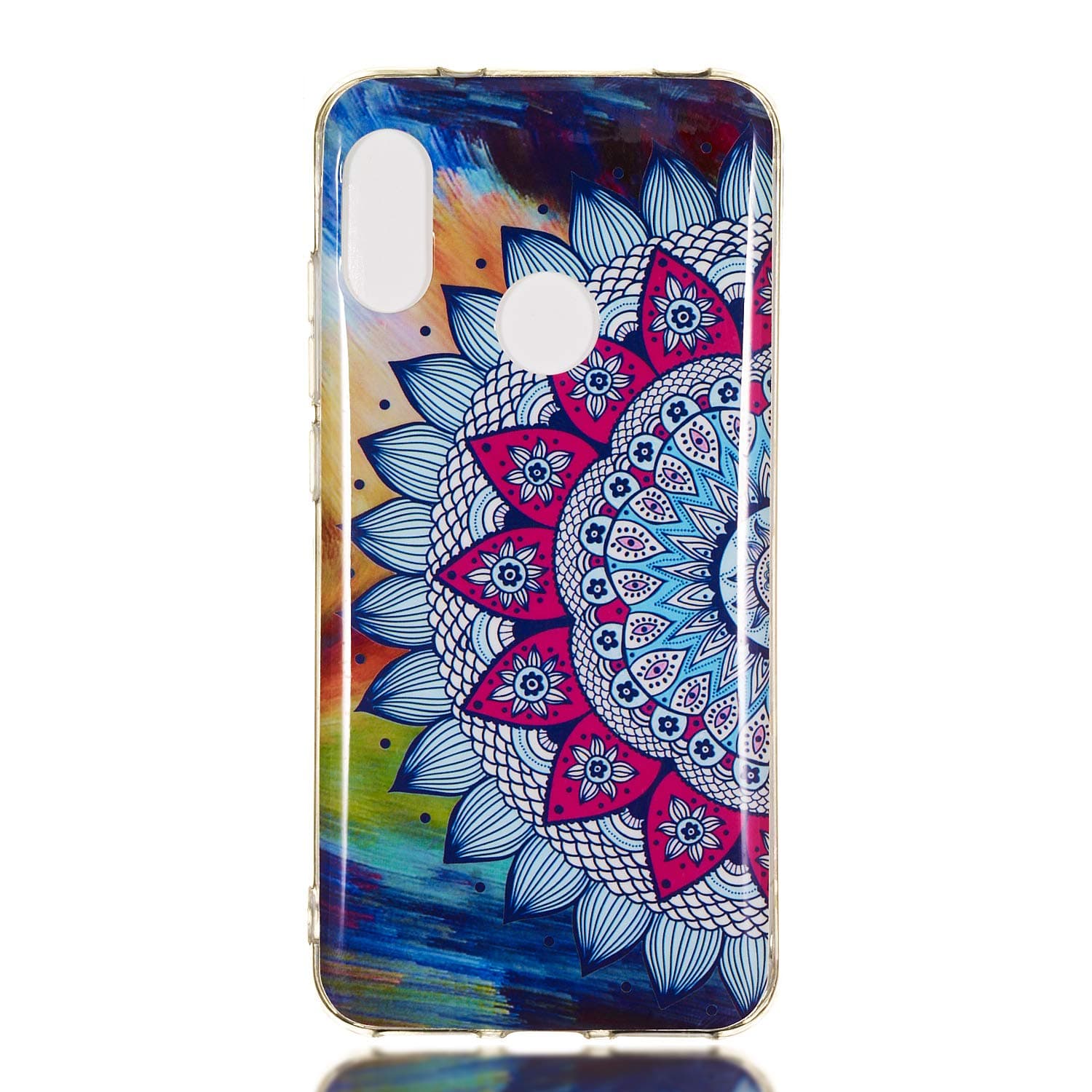 Xiaomi Mi A2 Lite Case, Luminous Noctilucent Glow in The Dark Case Matching Design Protective Phone Back Cover TPU Shell Case for Xiaomi Mi A2 Lite (Sunflowers)
