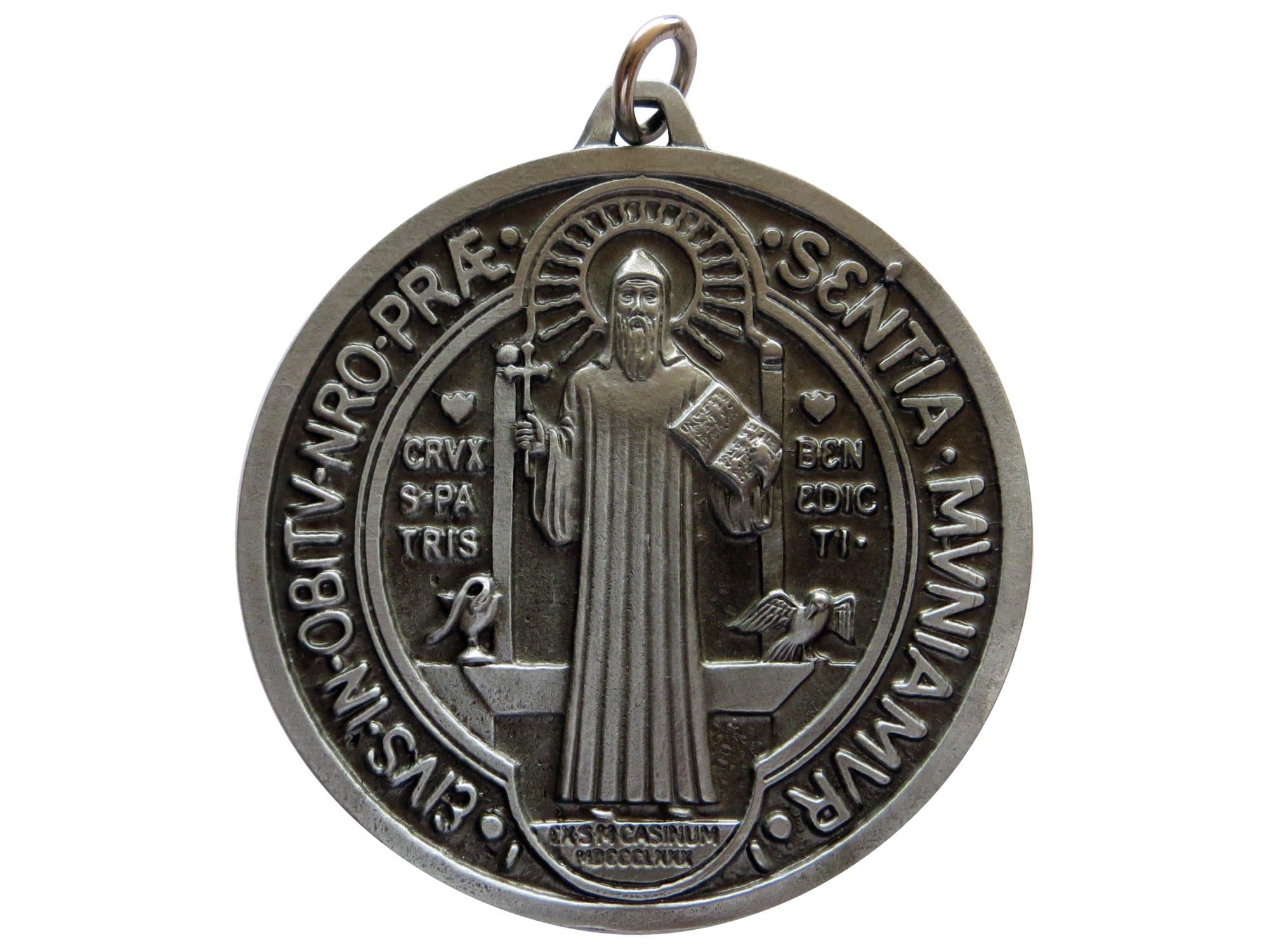 Saint Benedict Medal 2.5" Medalla De San Benito de 60mm