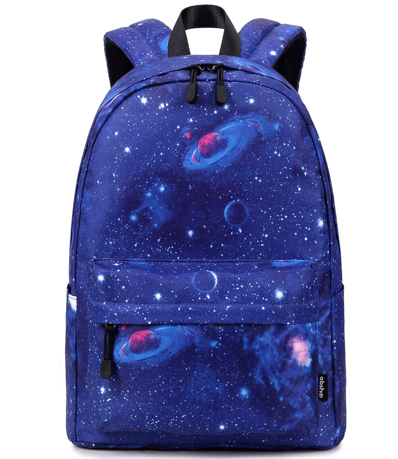 Lightweight Water Resistant Rainbow Backpacks For Teen Girls Boys School Bookbags (Galaxy E)