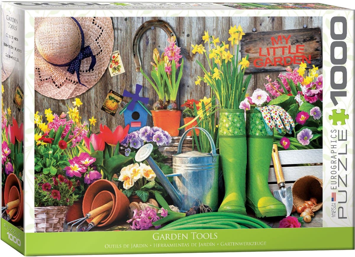 EuroGraphics 6000-5391 Garden Tools Jigsaw Puzzle, Various, 1000