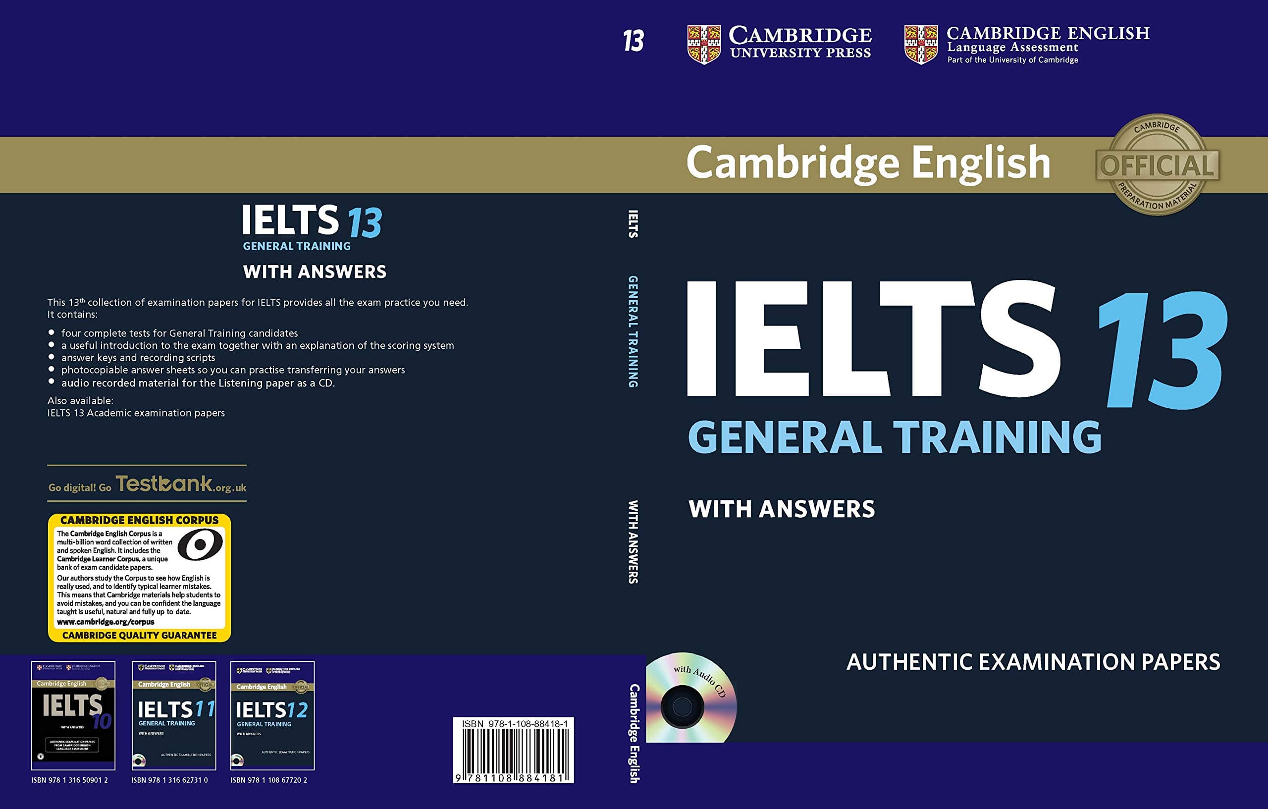 Cambridge IELTS 13 General Training Student's Book with Answers with Audio India (IELTS Practice Tests)