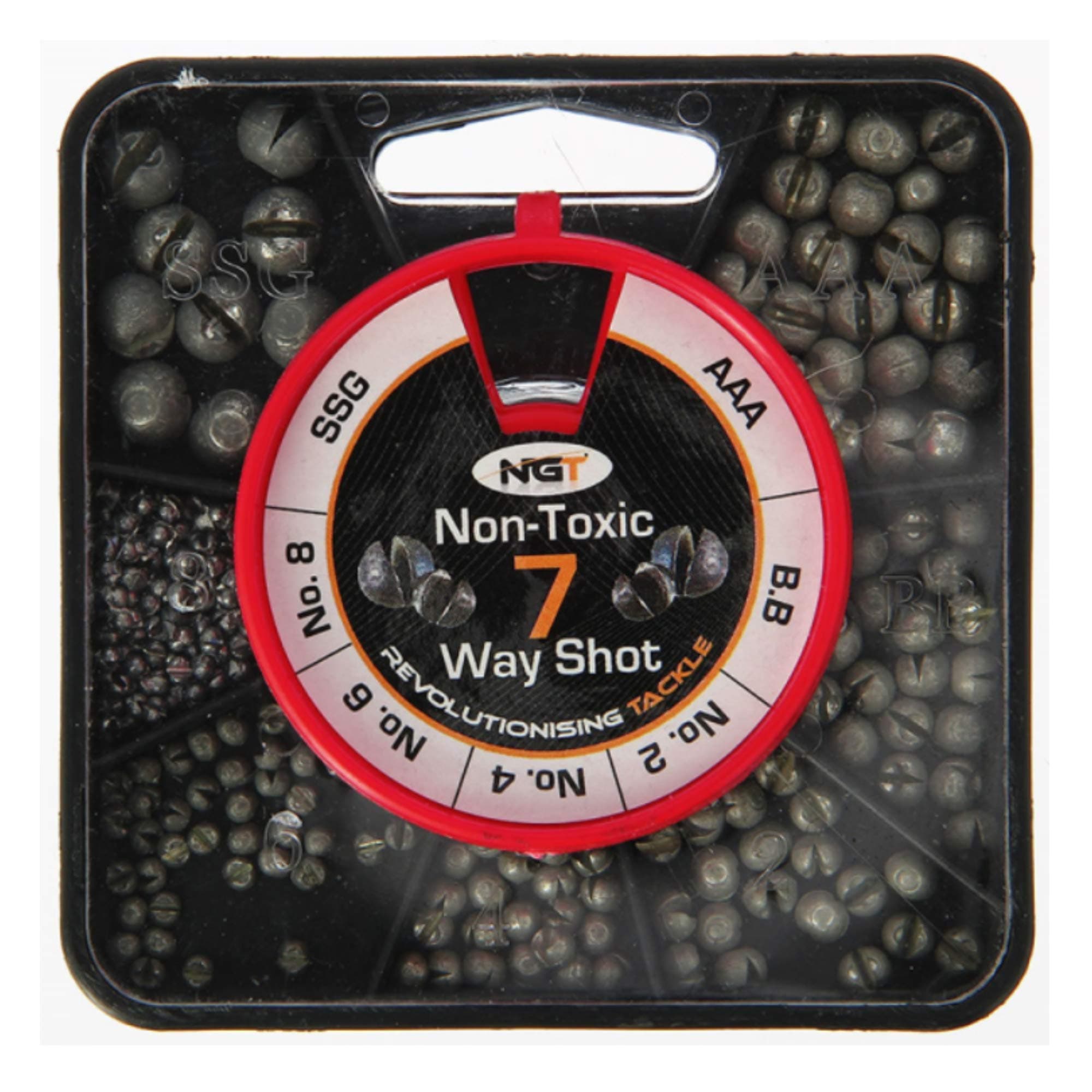 NGT 7 Way Non Toxic Split Shot carp/coarse fishing