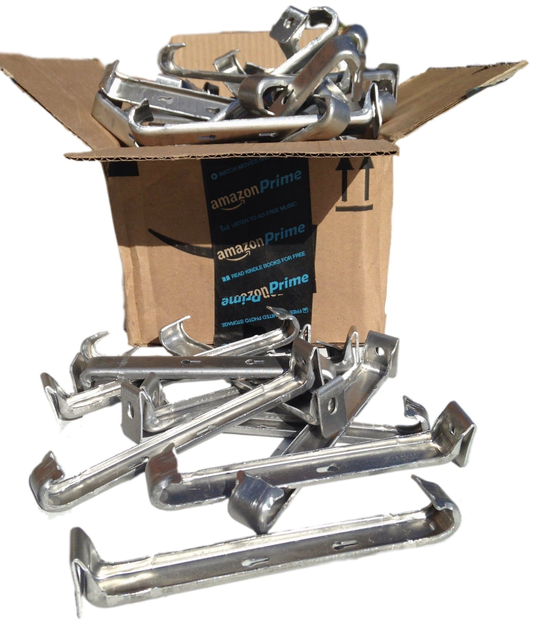 (50 Pack) 6" Raytec Hangtite Hidden Gutter Hangers with Clip for All 6 inch Standard K-Style Aluminum Gutters