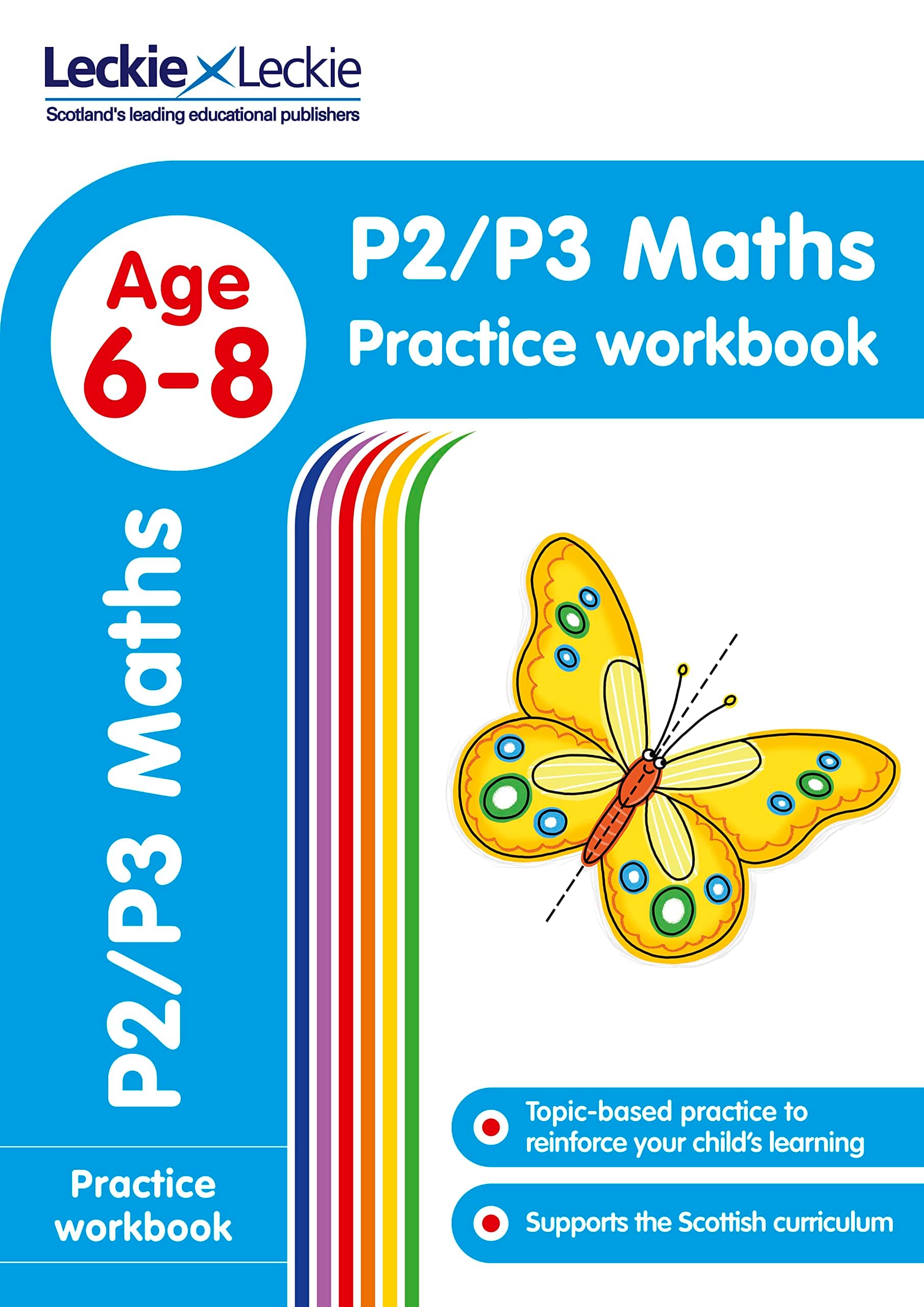 P2/P3 Maths Practice Workbook: Extra Practice for CfE Primary School English (Leckie Primary Success)