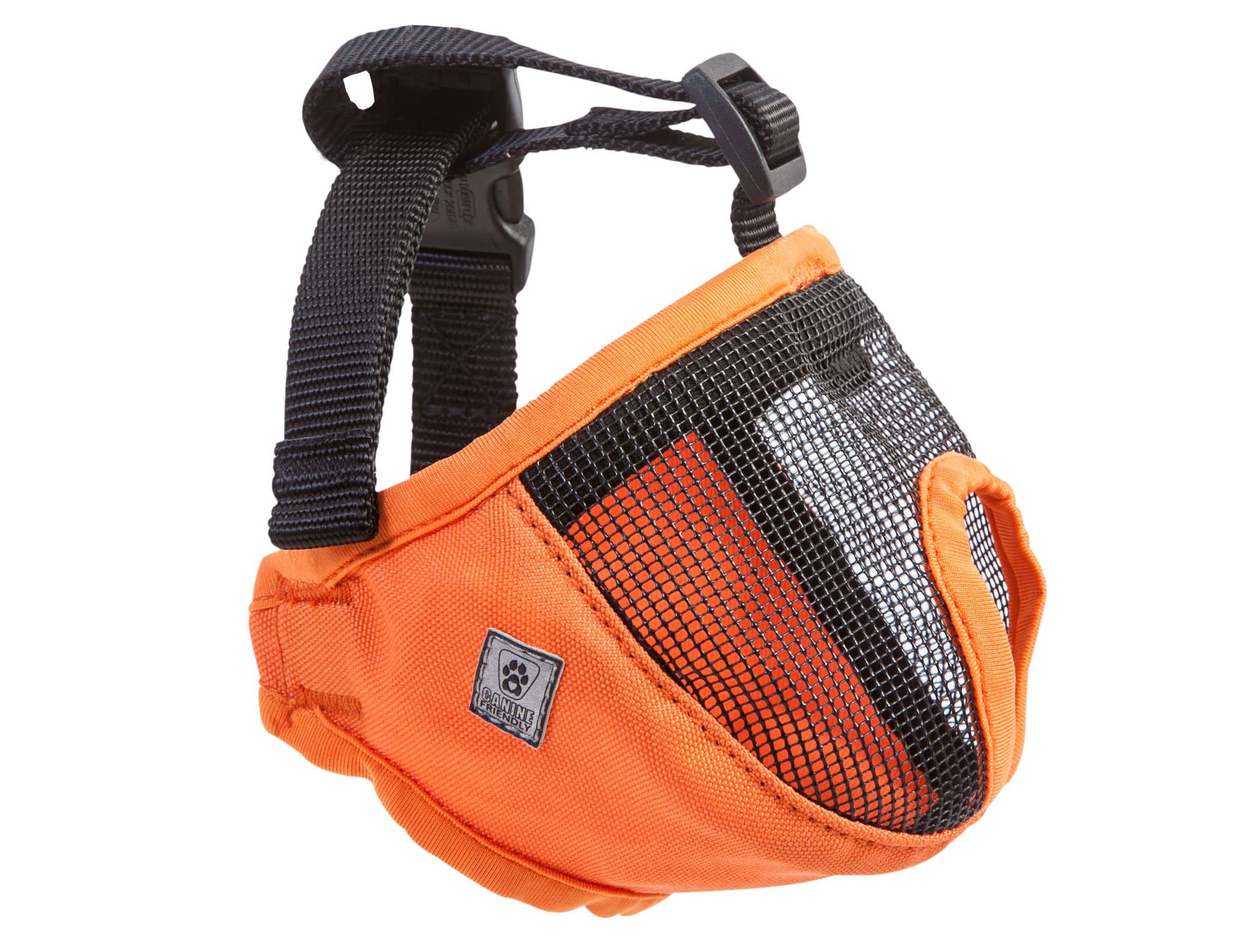 Short Snout Dog Muzzle, X-Large, Orange