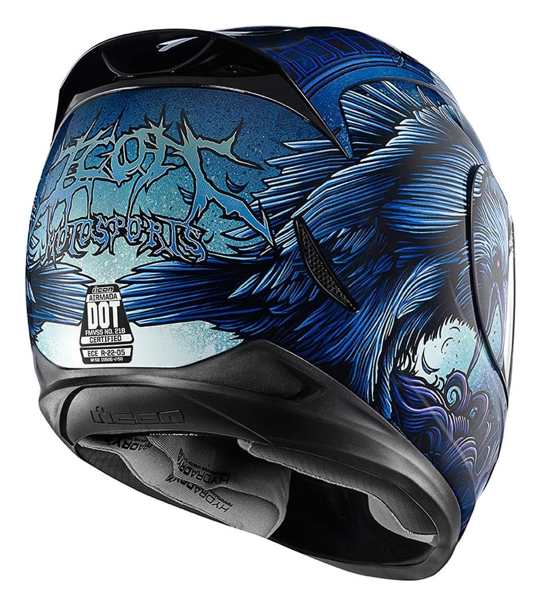 Icon Airmada Ravenous - Black (Medium)