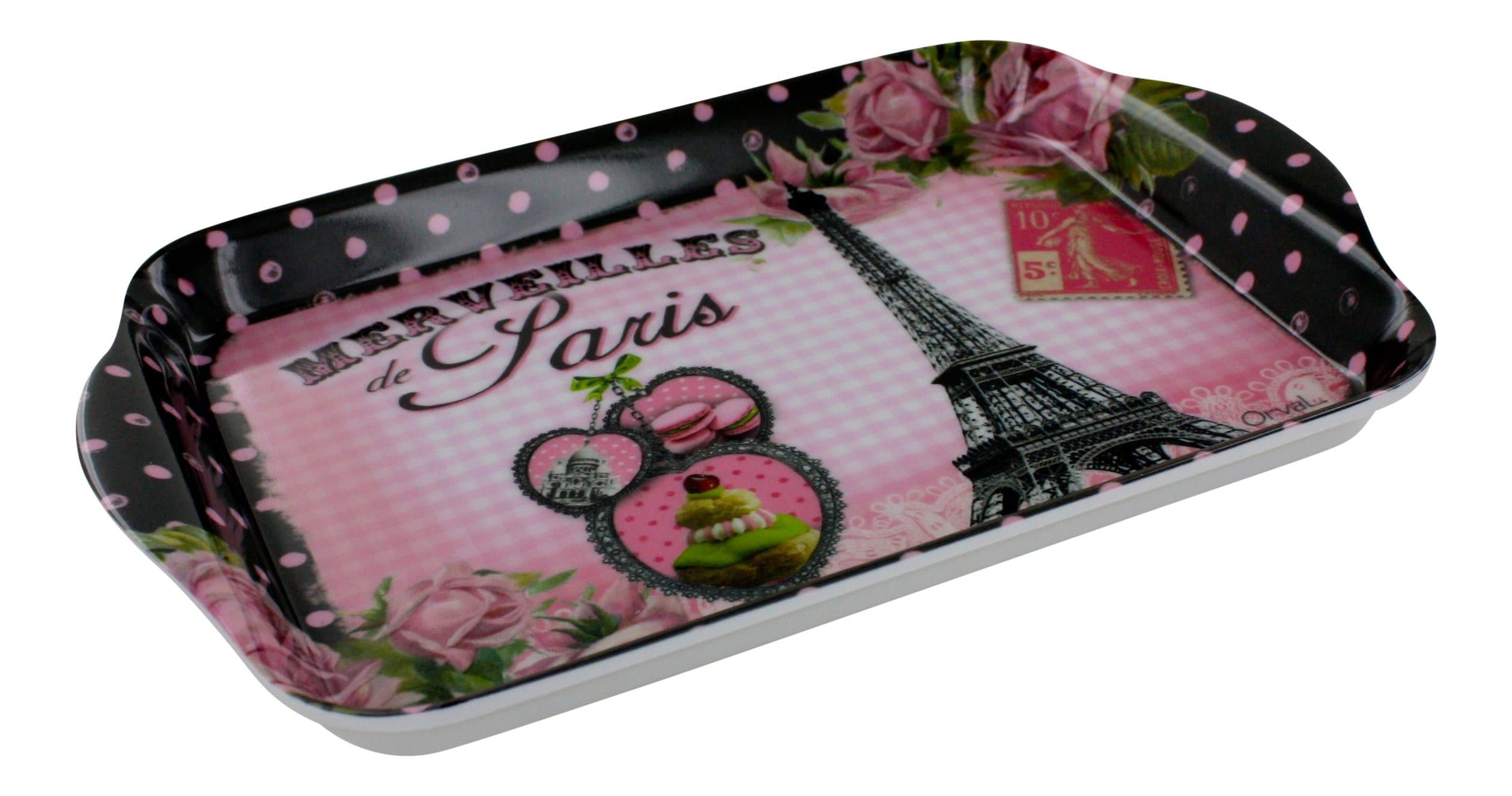 French Serving Tray - Merveilles De Paris France - 8 1/2" X 5 1/2 "