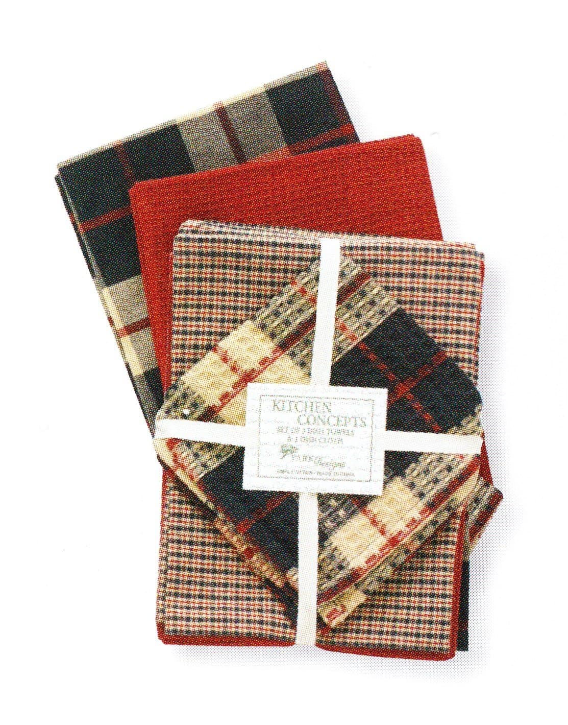 Park Designs Kitchen Concepts Towel Gift Set Freedom Red White & Blue