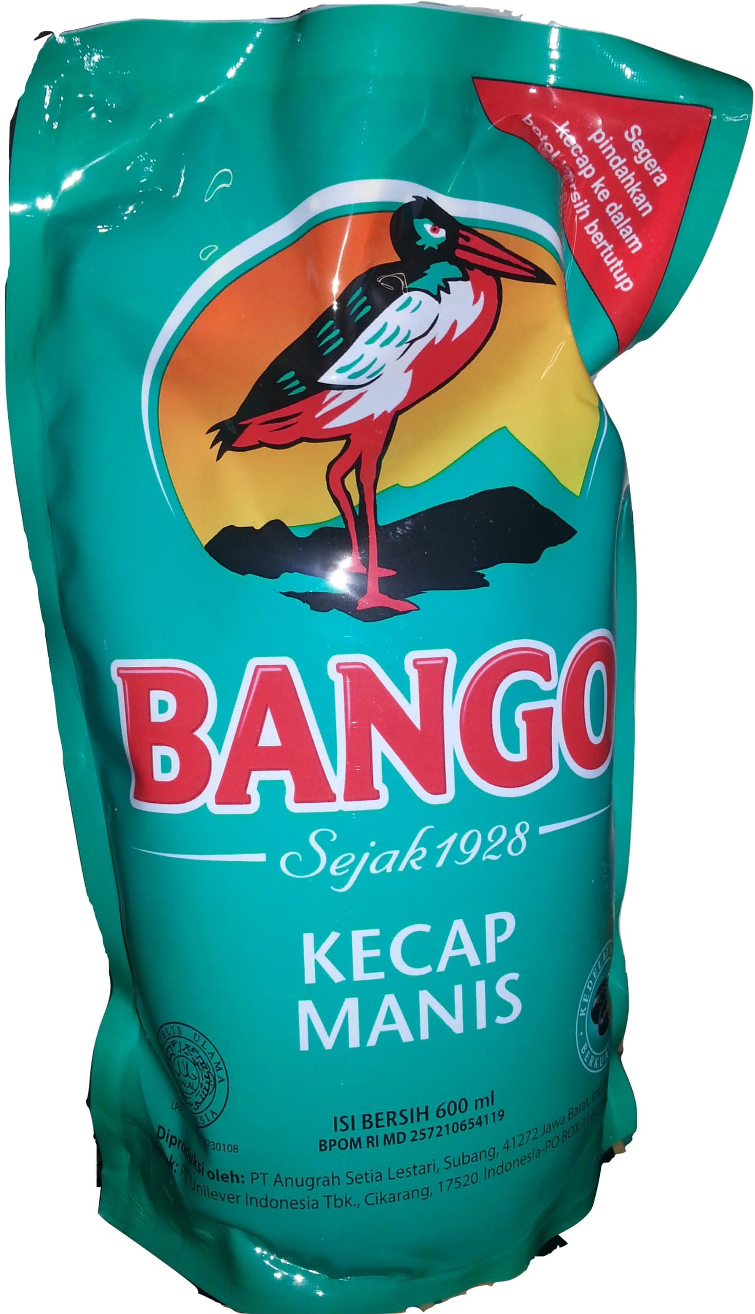 Bango Kecap Manis - 2 x 600 ml Refill Packages - Product of Indonesia_AB