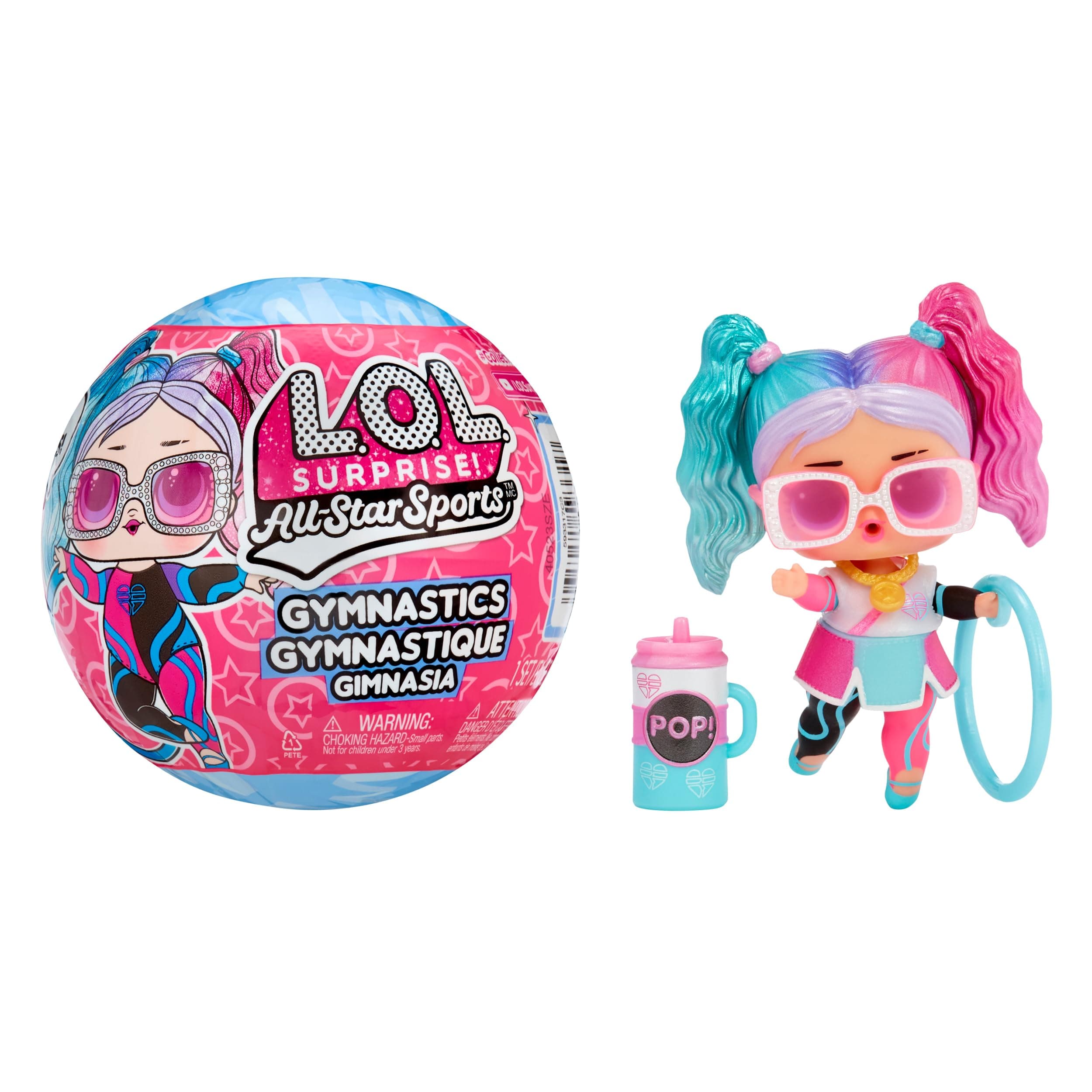 L.O.L. Surprise! LOL All Star Sports Gymnastics with Collectible Doll, 8 s, Gymnastics Theme, Balance Beam Ball, Sports Doll, Great Gift, Limited Edition Doll