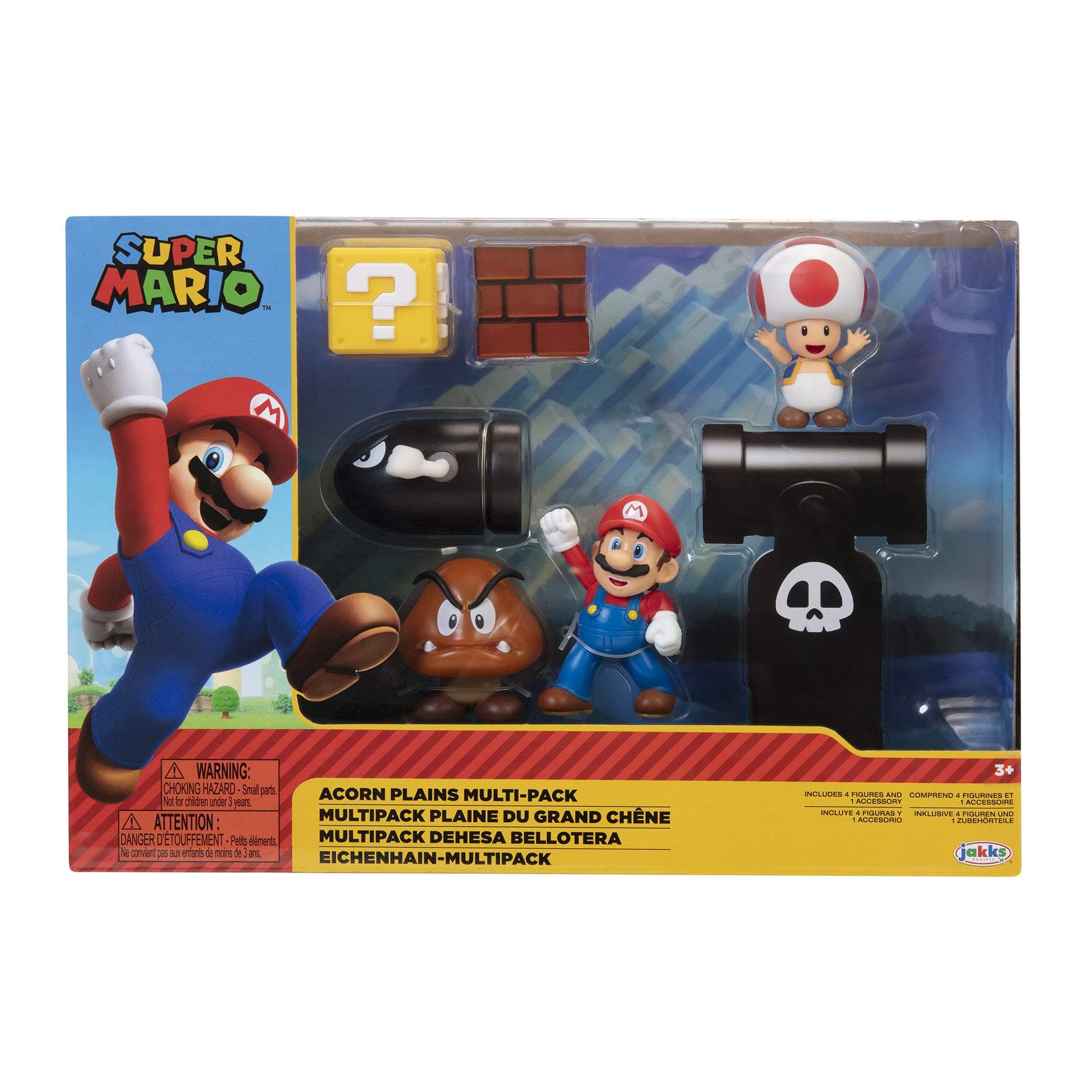 Nintendo Super Mario Acorn Plains 2.5” Figure Multipack Diorama Set