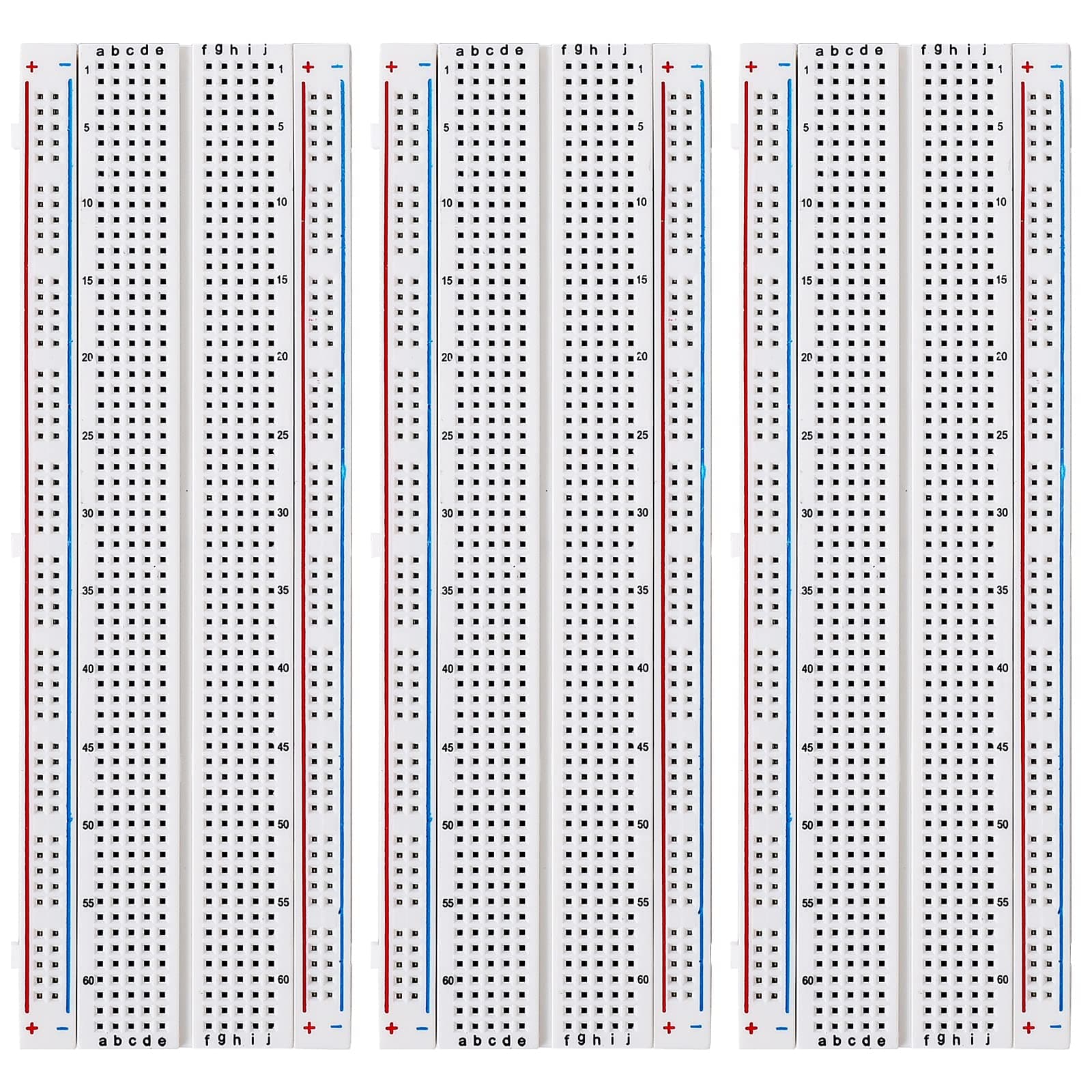 3 Set of Solderless Prototype Breadboard 830 tie Points Breadboard