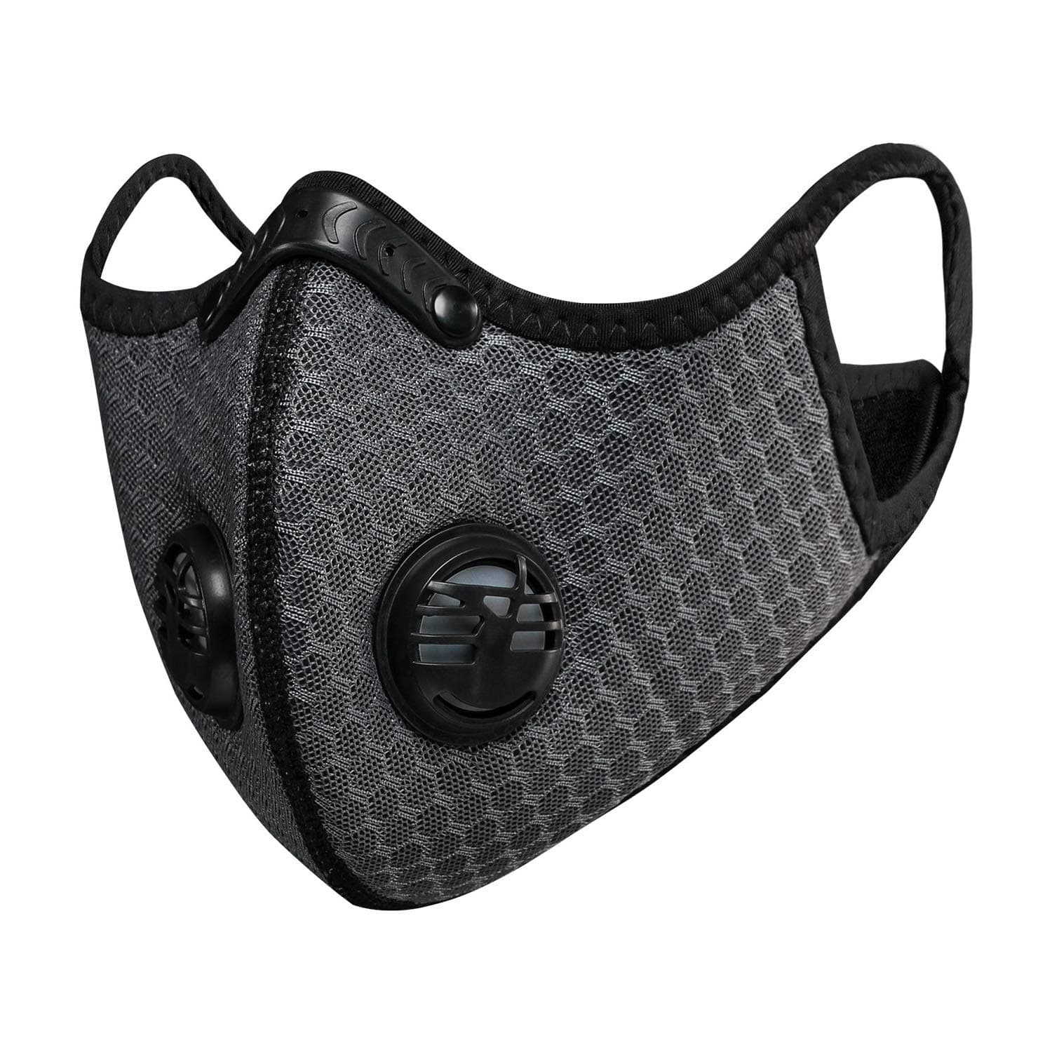 LisonTops Dust Mask with Filter, Sports Face&Mask, Has Filters Men's and Women's, Half Reusable Activated Carbon Dustproof Respirator Mask Respirator (Blue)