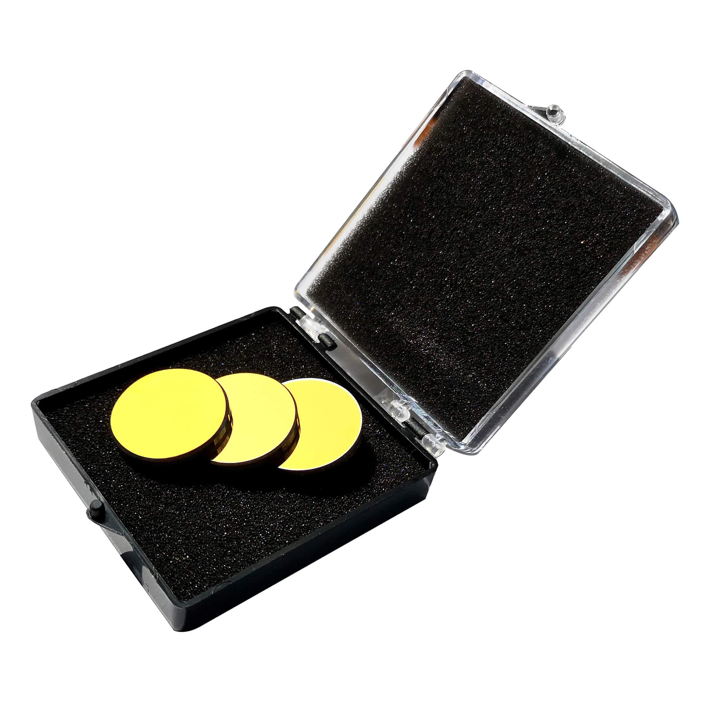 25mm CO2 Laser Mirror Si Reflective Lens 3PCS CO2 Laser Lens Si Gold Plated Laser Mirrors Dia 25mm Co2 Laser Mirror for CO2 Laser Machine