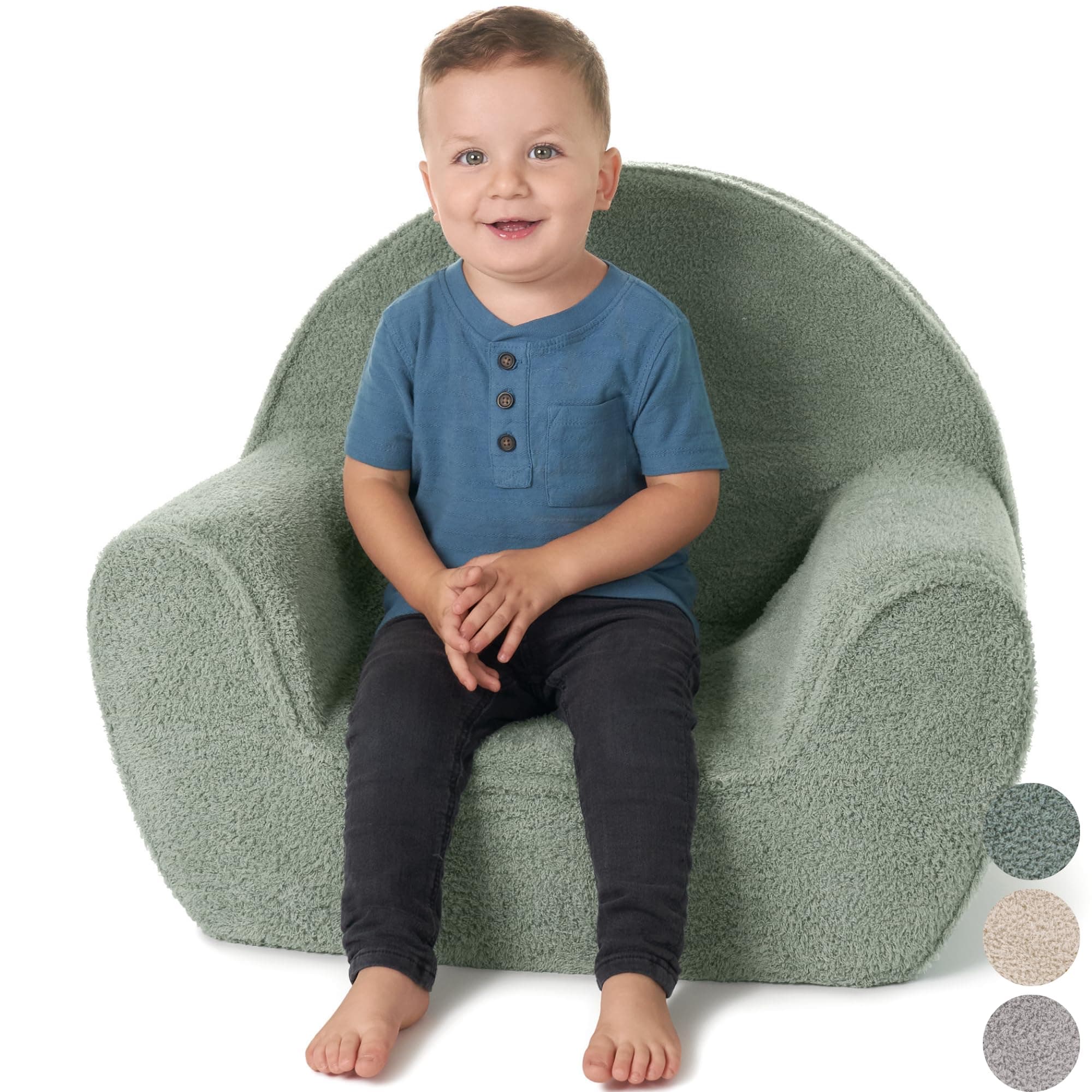 ZICOTO Comfy Kids Chair for Toddler - Portable Super Soft Chair for Gaming and Studying - Fits Nicely with Any Modern Decor