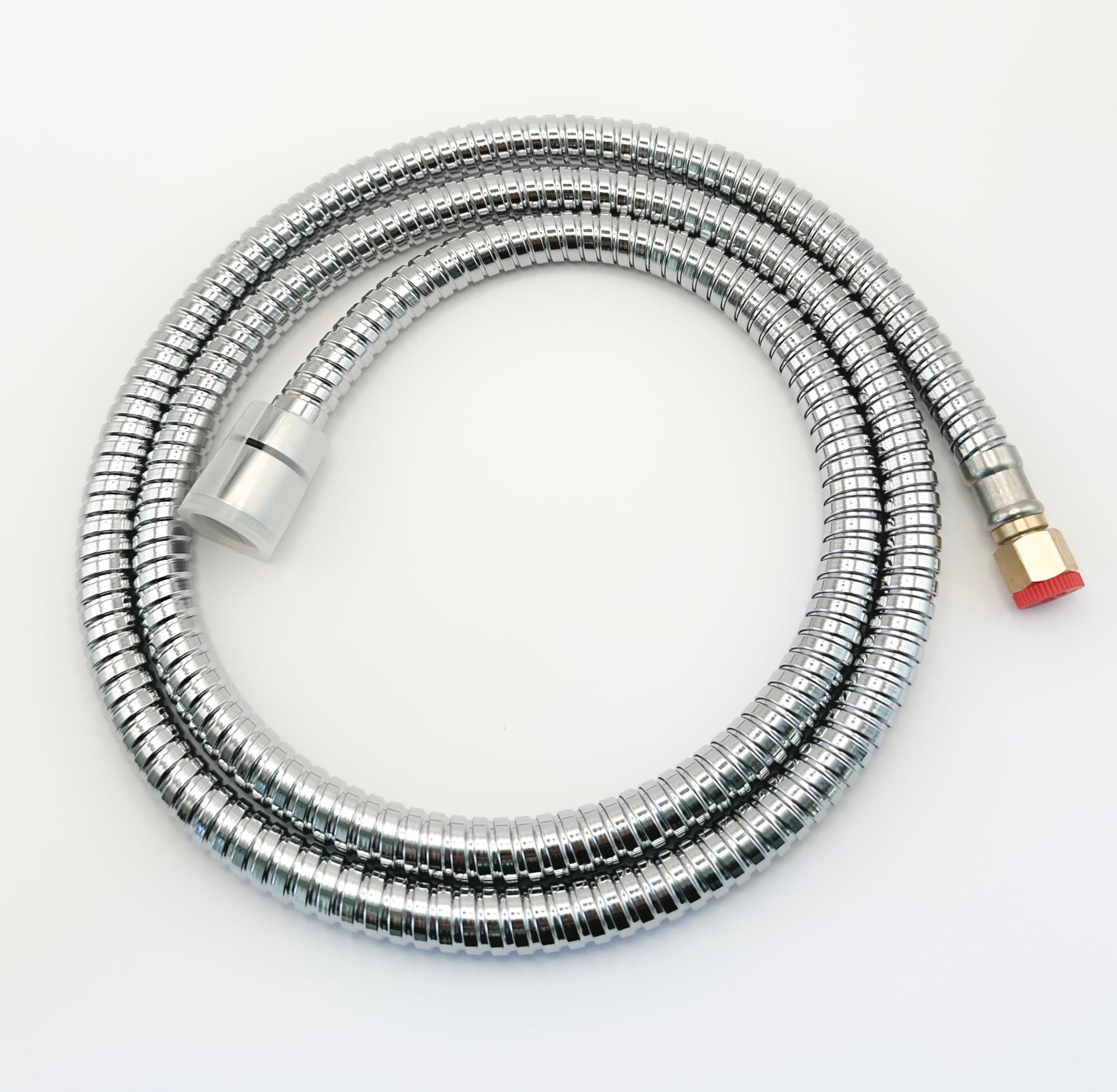 Socila Professional Stainless Steel Shampoo Bowl Hose - 1/2" Thread Sprayer Head to 1/4" Thread Water Pipe for Barber Shop & Salon Sink Replacement Part for Faucet and Sprayer