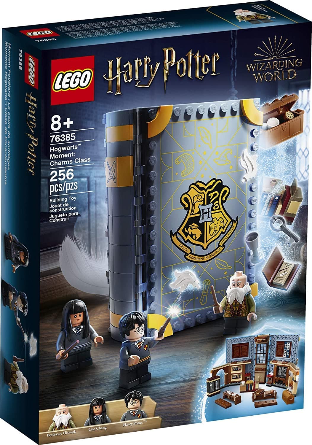 Harry Potter Hogwarts Moment: Charms Class 76385 Professor Flitwick’s Class in a Brick-Built Book Playset, New 2021 (255 Pieces)