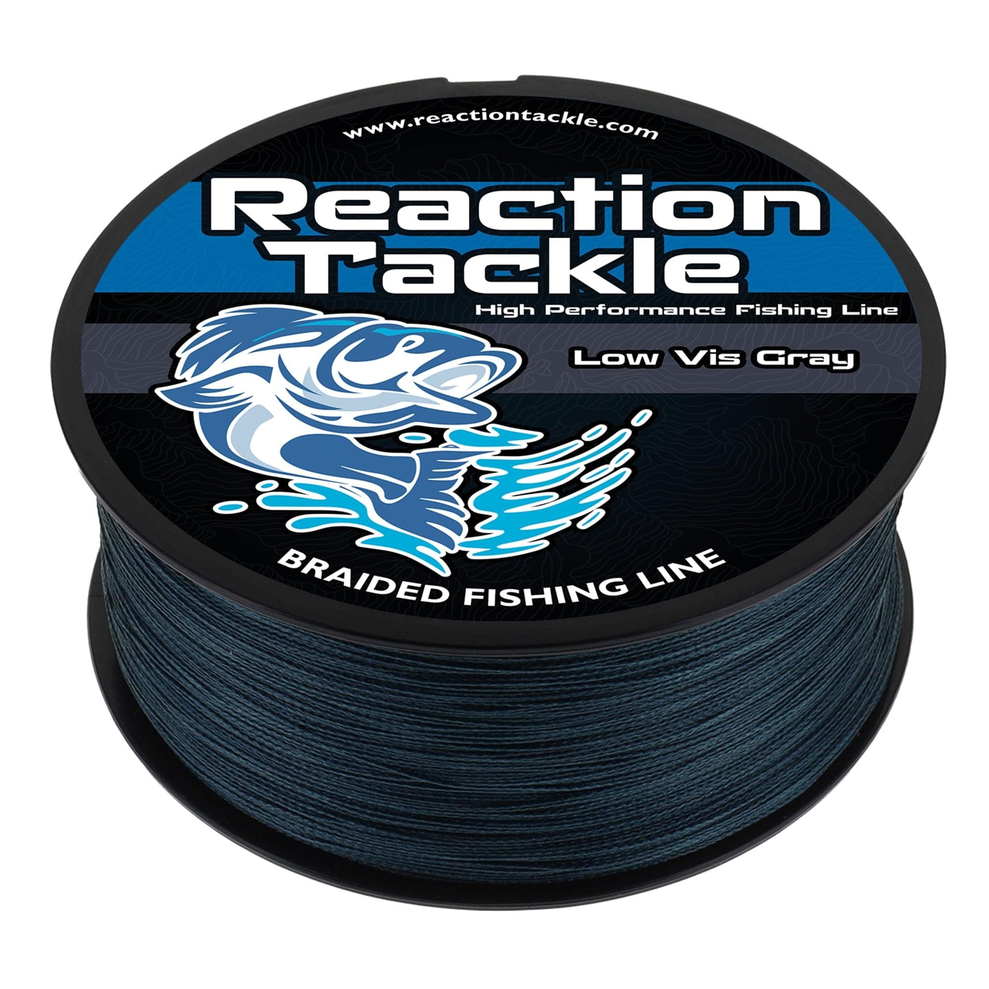 Reaction Tackle Braided Fishing Line - Pro Grade Power Performance for Saltwater or Freshwater Fish - Colored Fishing Line Braid for Extra Visibility