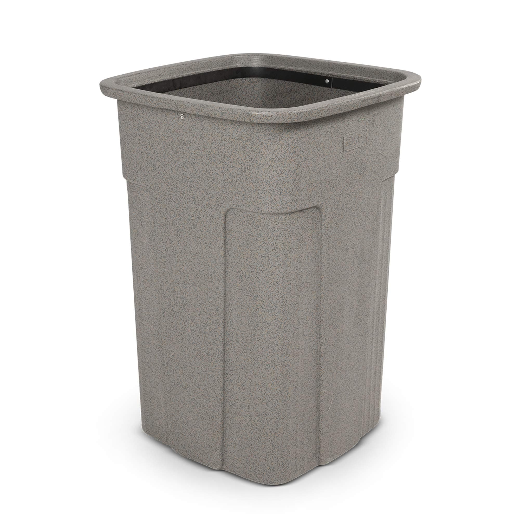 Toter Slimline 50 Gallon Graystone Square Trash Can