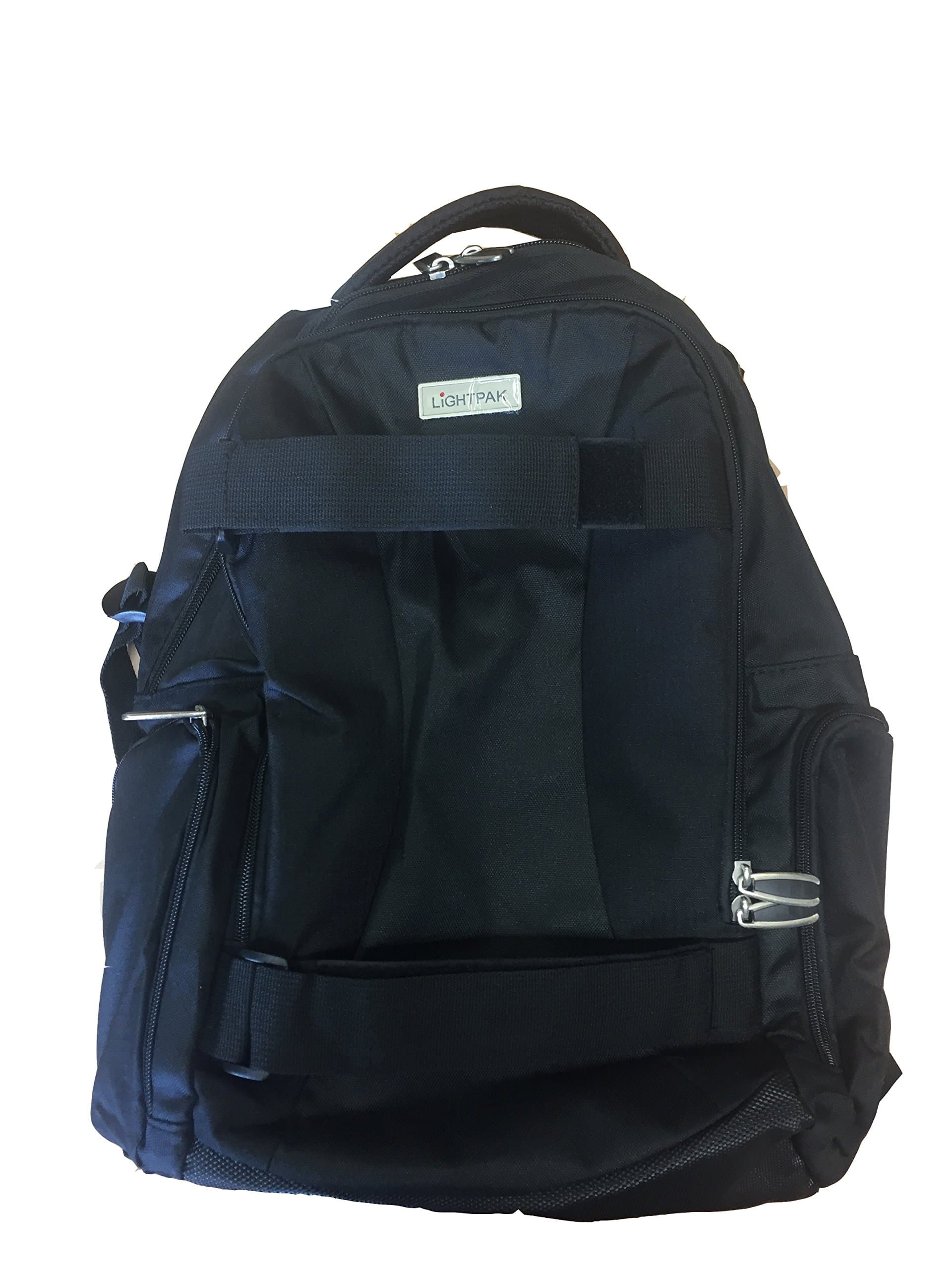 Fanatic Hawk Padded Nylon Backpack for 17 inch Laptop - Black