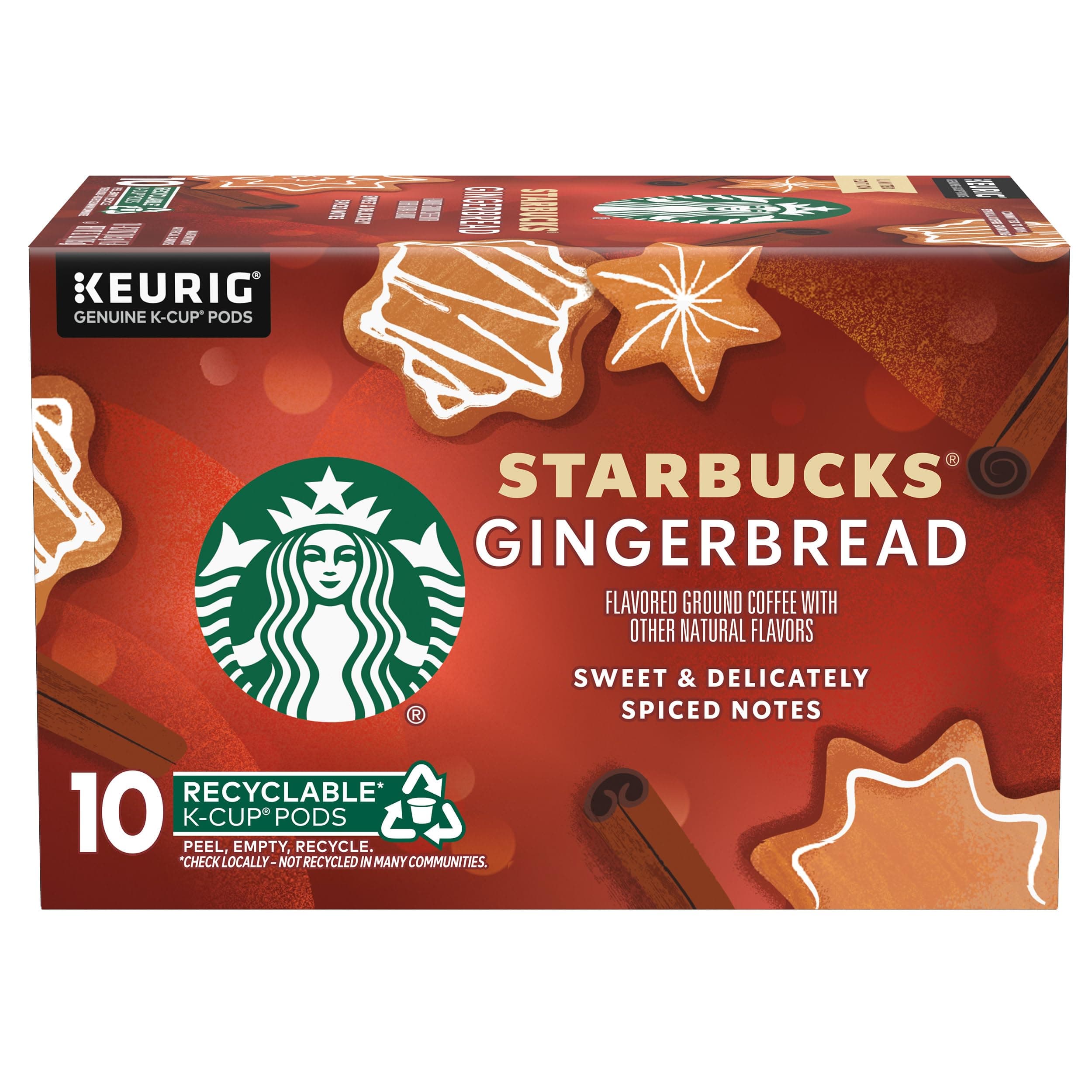 Starbucks Gingerbread Naturally Flavored K-Cup Coffee