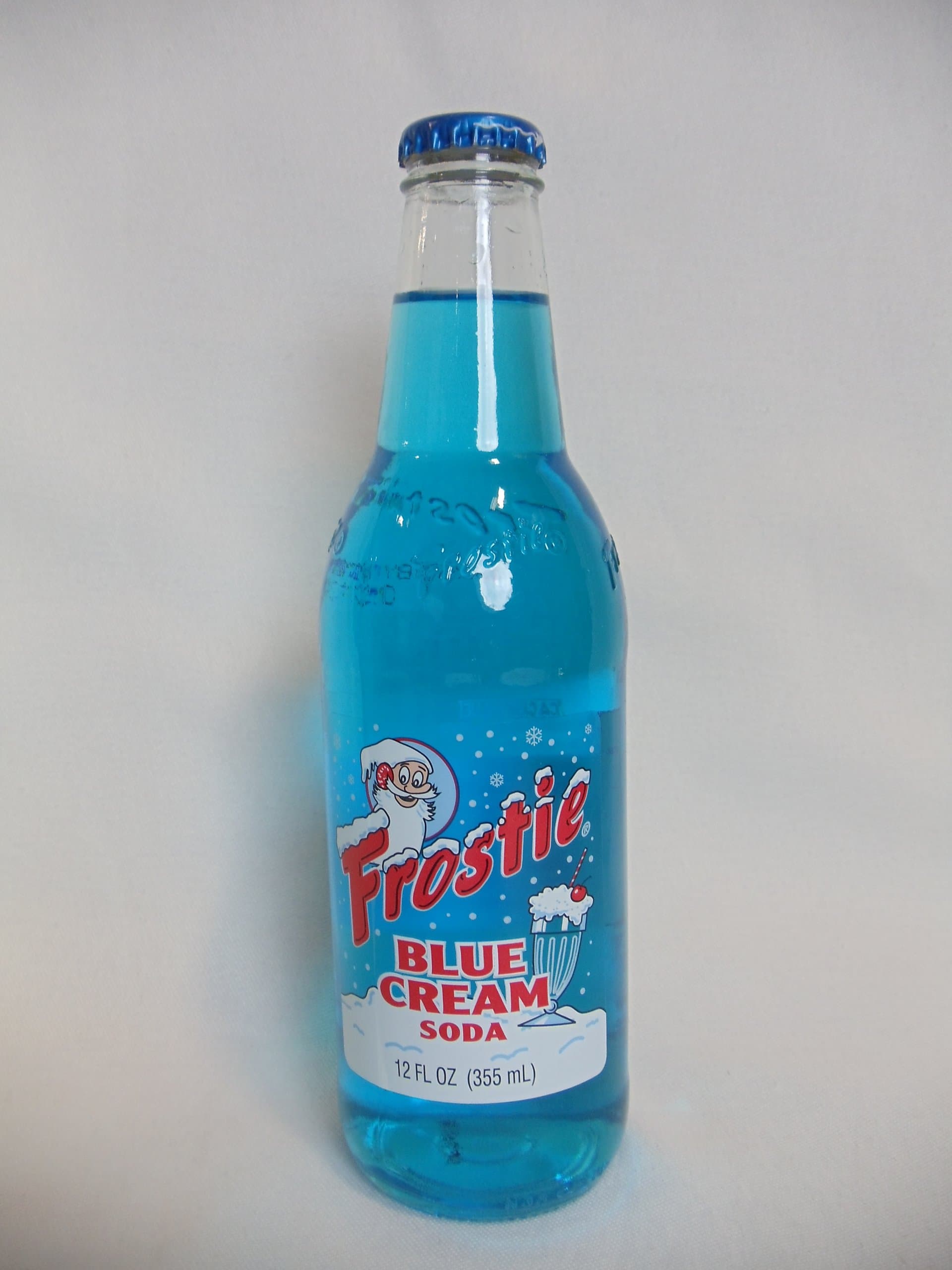 Frostie Blue Cream Soda, 12 Ounce (24 Bottles)