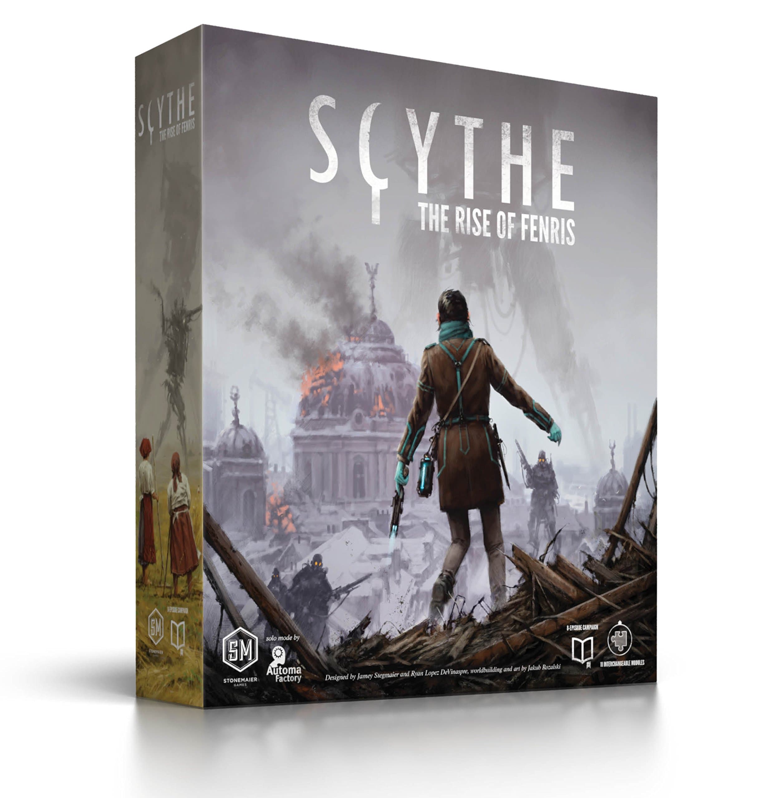 Stonemaier Games | Scythe: The Rise of Fenris | Age 12+ | 1-5 Players | 75+ Minutes Playing Time