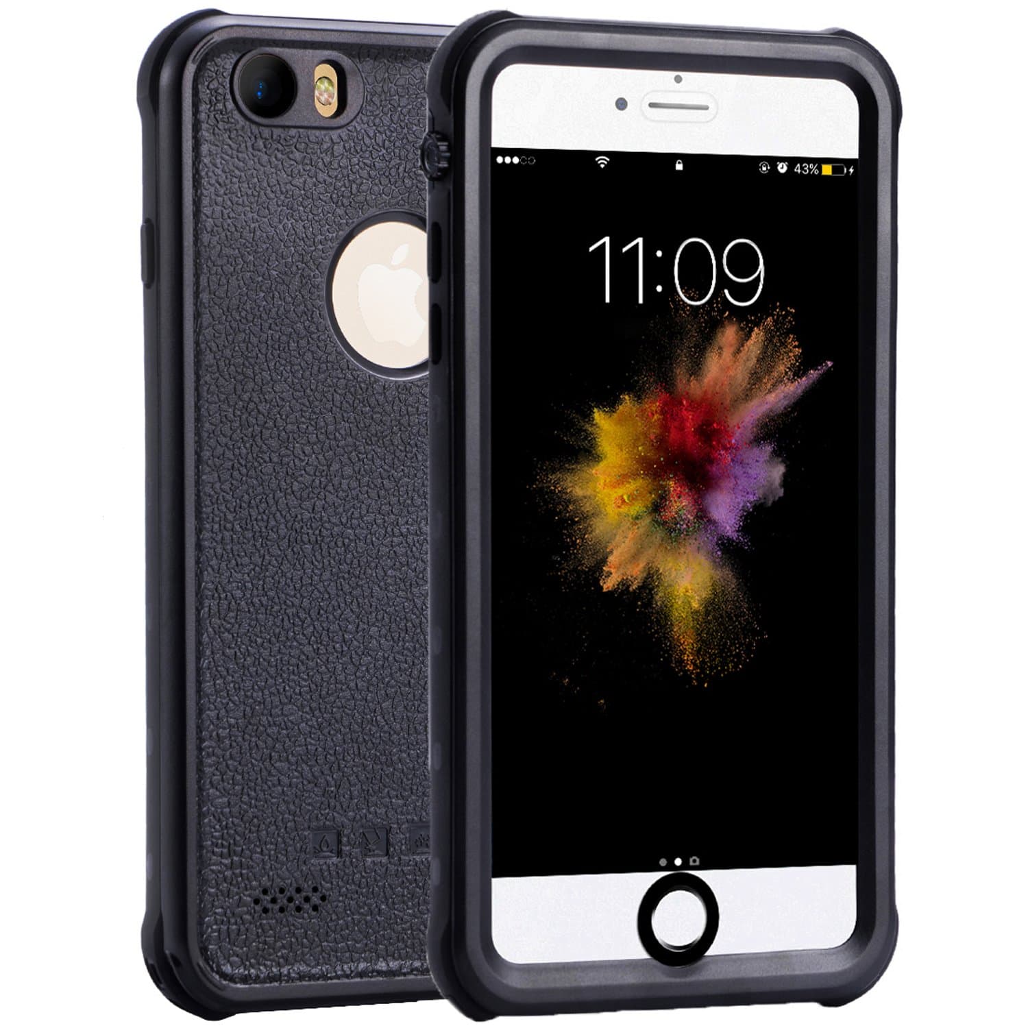 iPhone 6/ 6s Waterproof Case, Outdoors IP68 Certified Clear Sound Water Proof Cover, Shockproof Dirtproof Snowproof Slim Full Body Protection Case with Touch ID for Apple iPhone 6/ 6s (4.7 inch)