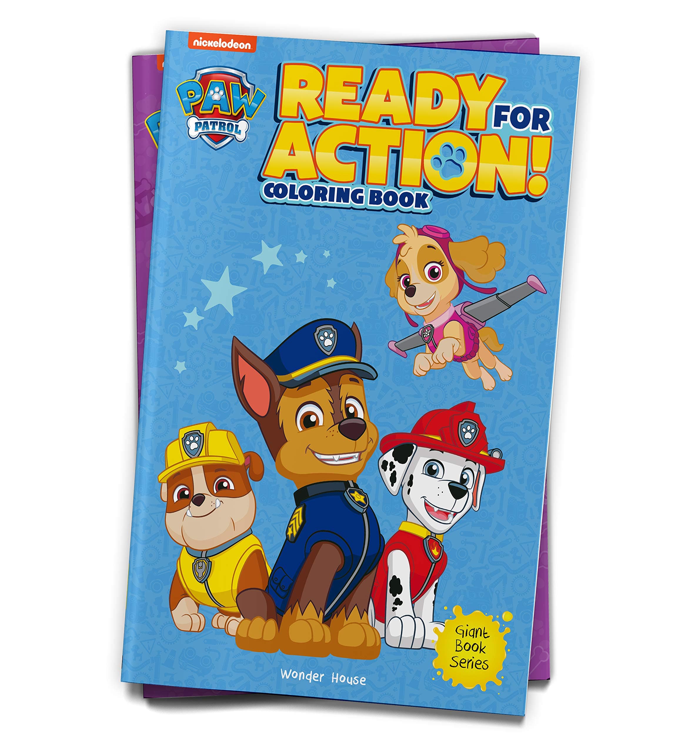 - Ready For Action! : Paw Patrol Giant Coloring Book For Kids