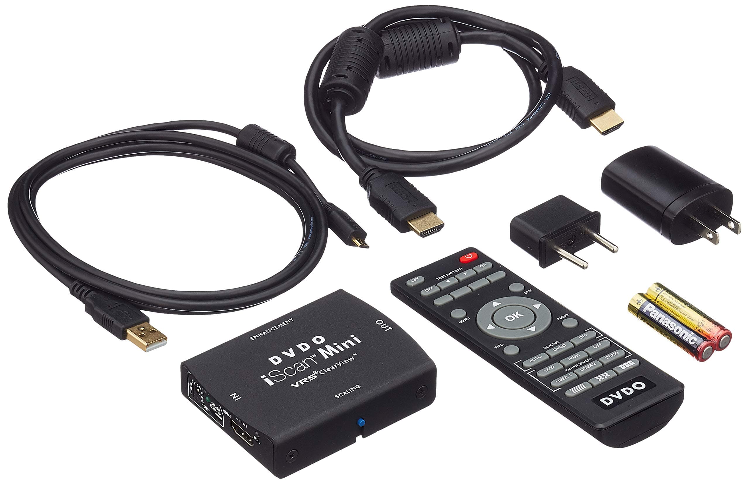 DVDO iScan HD Mini HDMI Signal Video Converter Scaler 4 K Upscalling Black