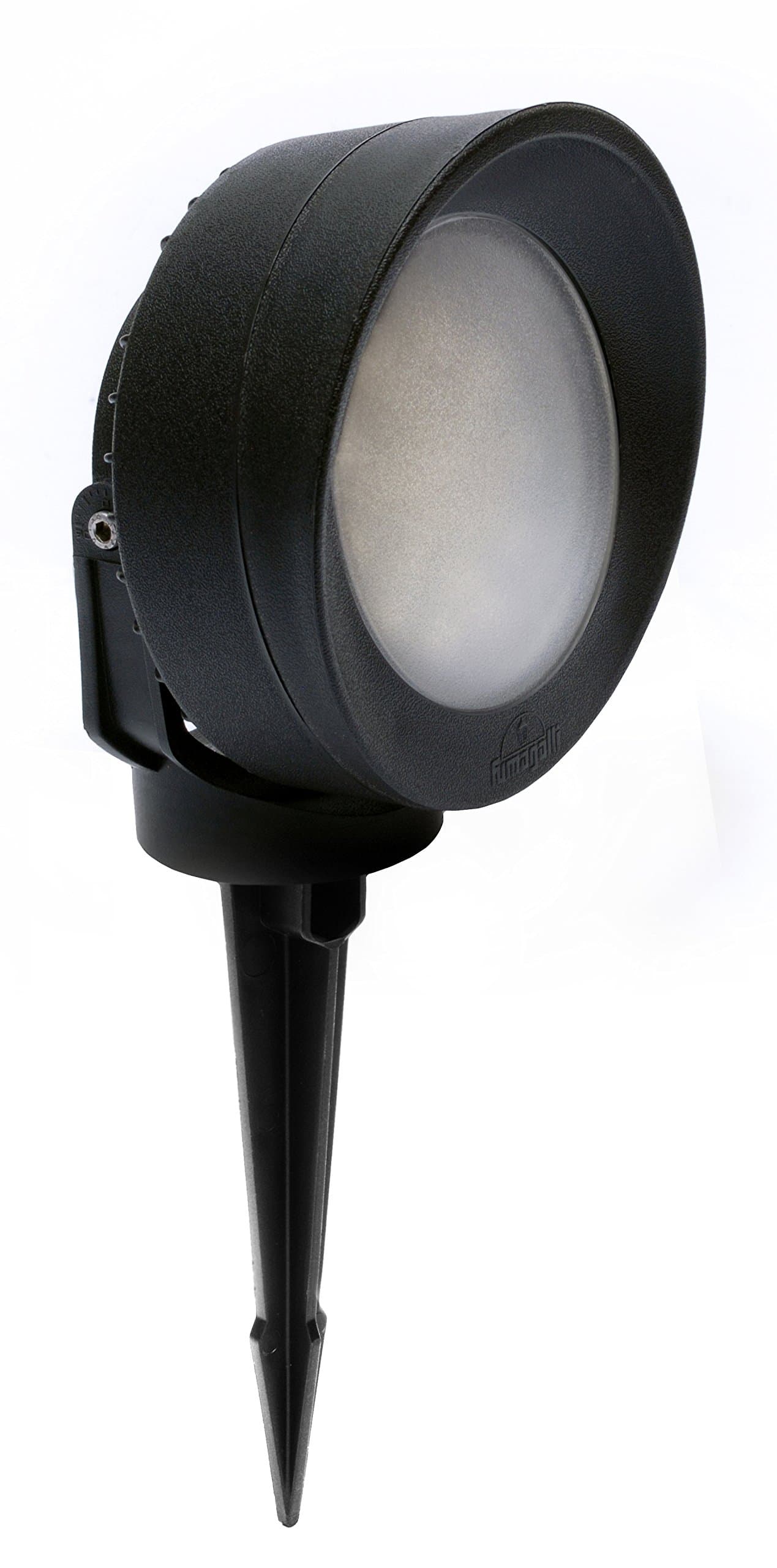 Fumagalli Tommy EL Spike 10W LED IP66 Black Satin GU10 Garden Floodlight [Energy Class A+]
