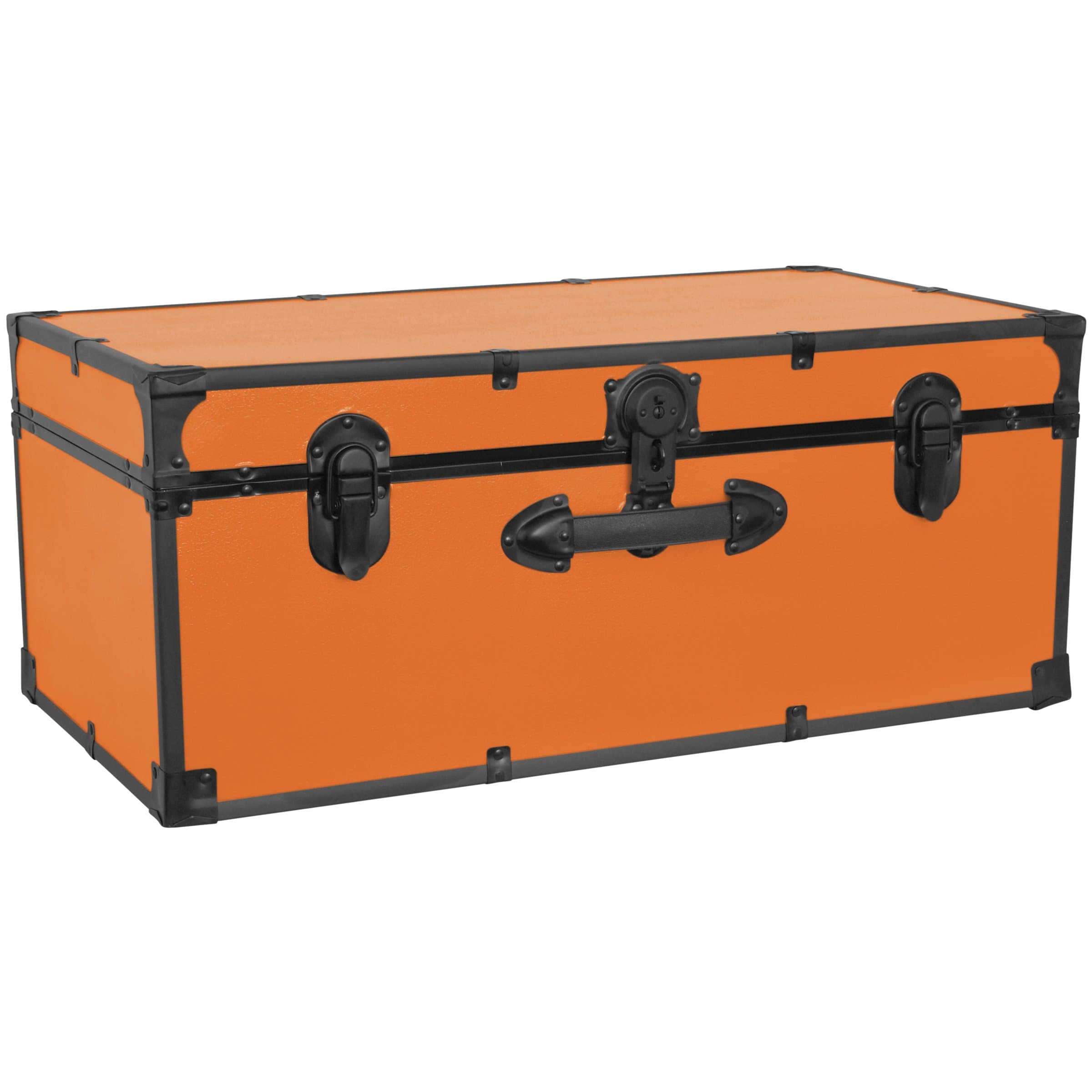 Seward Trunk [SWD5116-30] - 30 Inches Barracks Footlocker Trunk, Orange