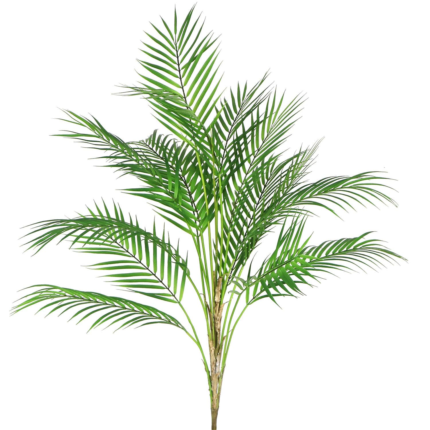 Ollain Artificial Plant 36" Tropical Palm Leaf Bush Plastic Greenery Areca Palm Plant 15 Leaves per Bush for Home Kitchen Party Flowers Arrangement Wedding Decorations