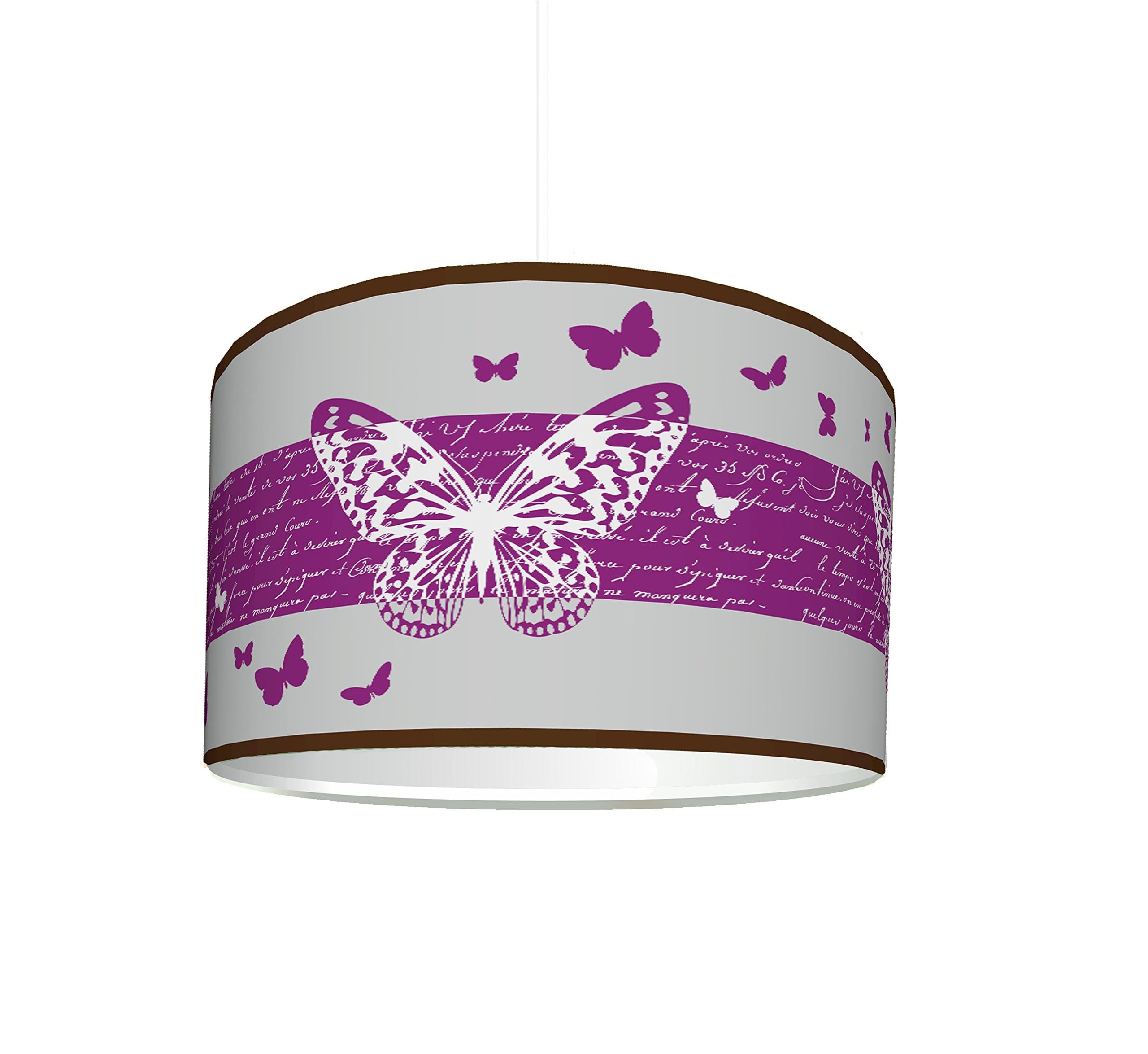 Childrens Lamp Shade 'Butterfly Deluxe' | KL17 | perfect for nursery table lamp/hanging lamp/ceiling lamp | STIKKIPIX Children's Room Lampshade "Butterfly Deluxe" KL17 - for Children as Floor or Hanging Lamp / Ceiling Lamp
