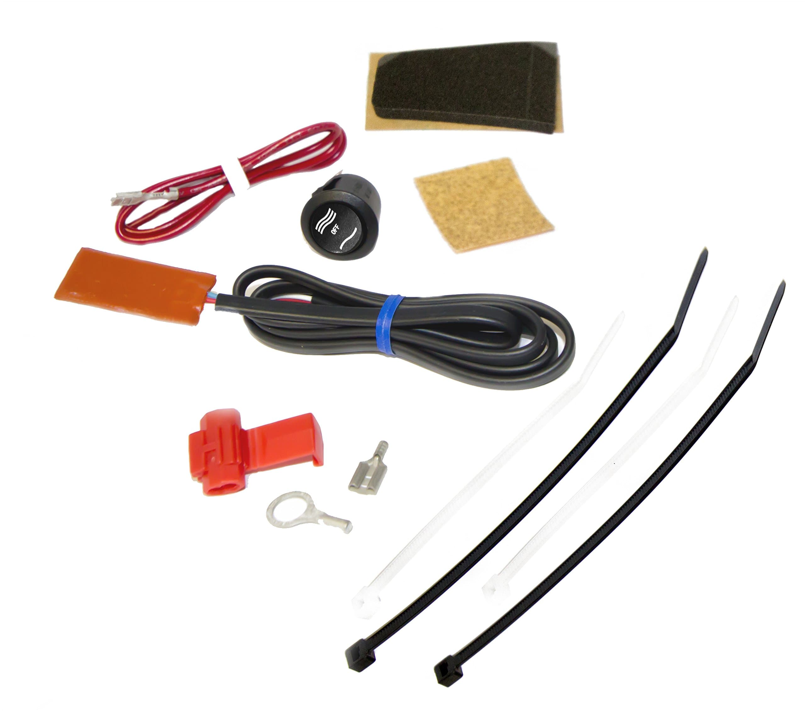 Heat Demon 210003 Snowmobile Thumb Warmer Kit with Round Rocker Switch