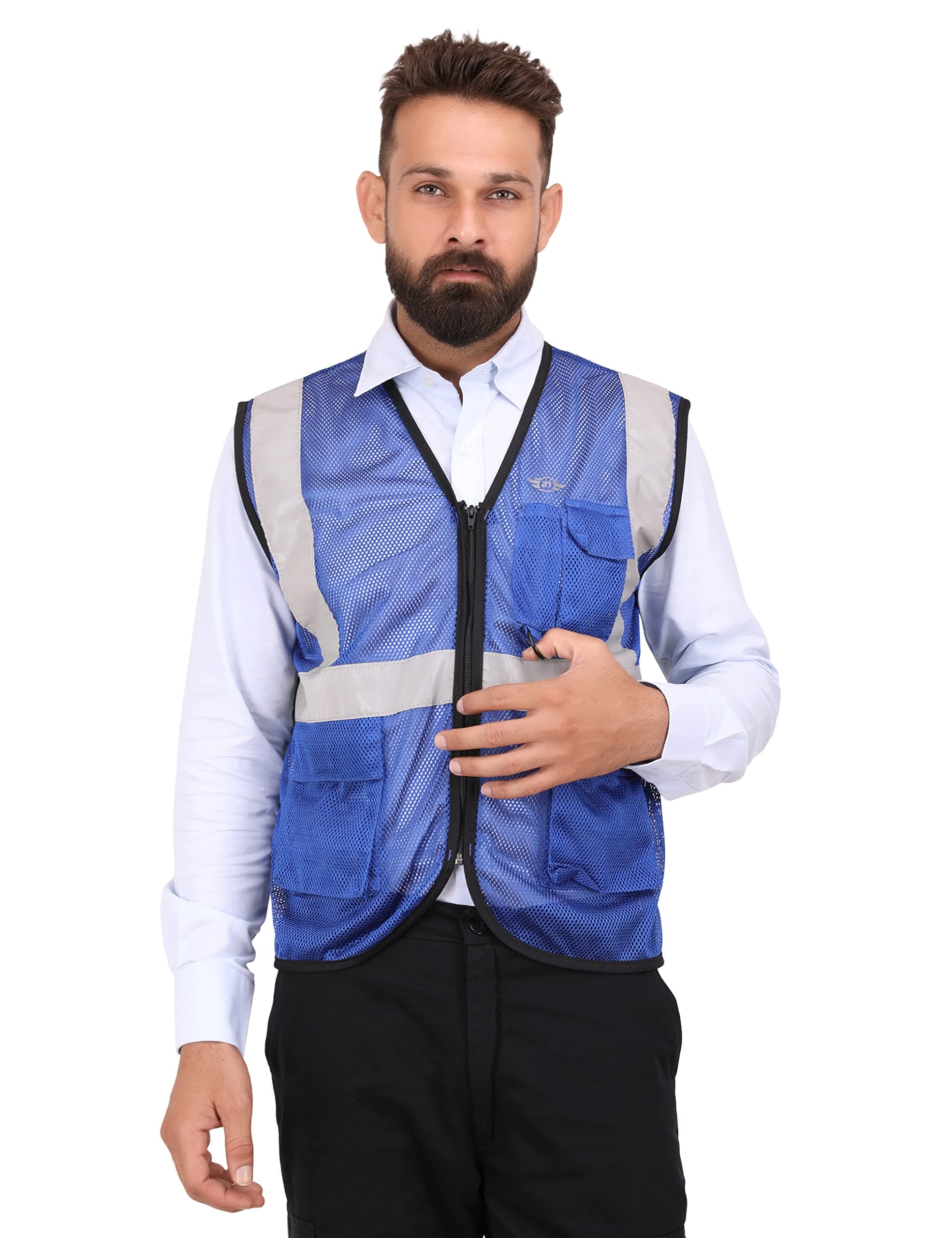 CLUB TWENTY ONE Men's Workwear Reflective High Visibility Safety Jacket