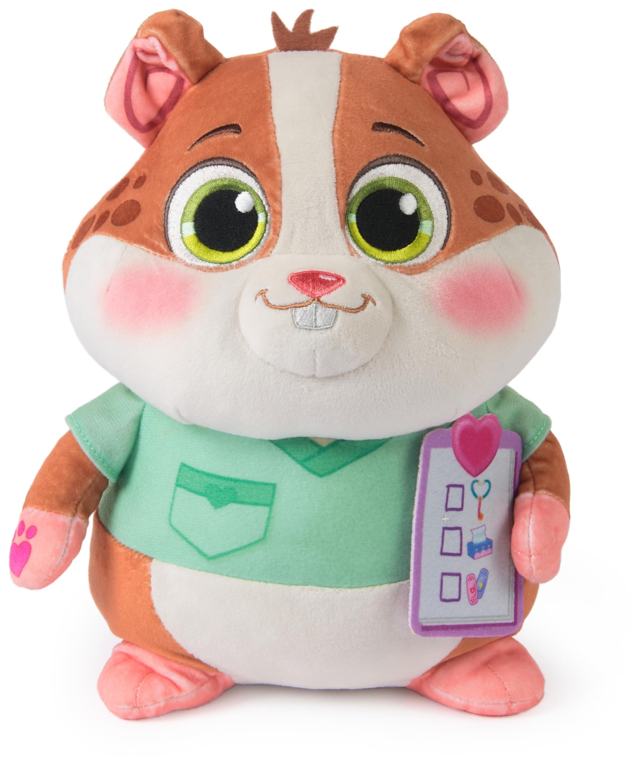 Popcorn Talking Plush Toy, 9-Inch Tall Electronic Stuffed Animal with Soft Fur, Music & Phrases Kids Toys for Girls & Boys Ages 3 and up