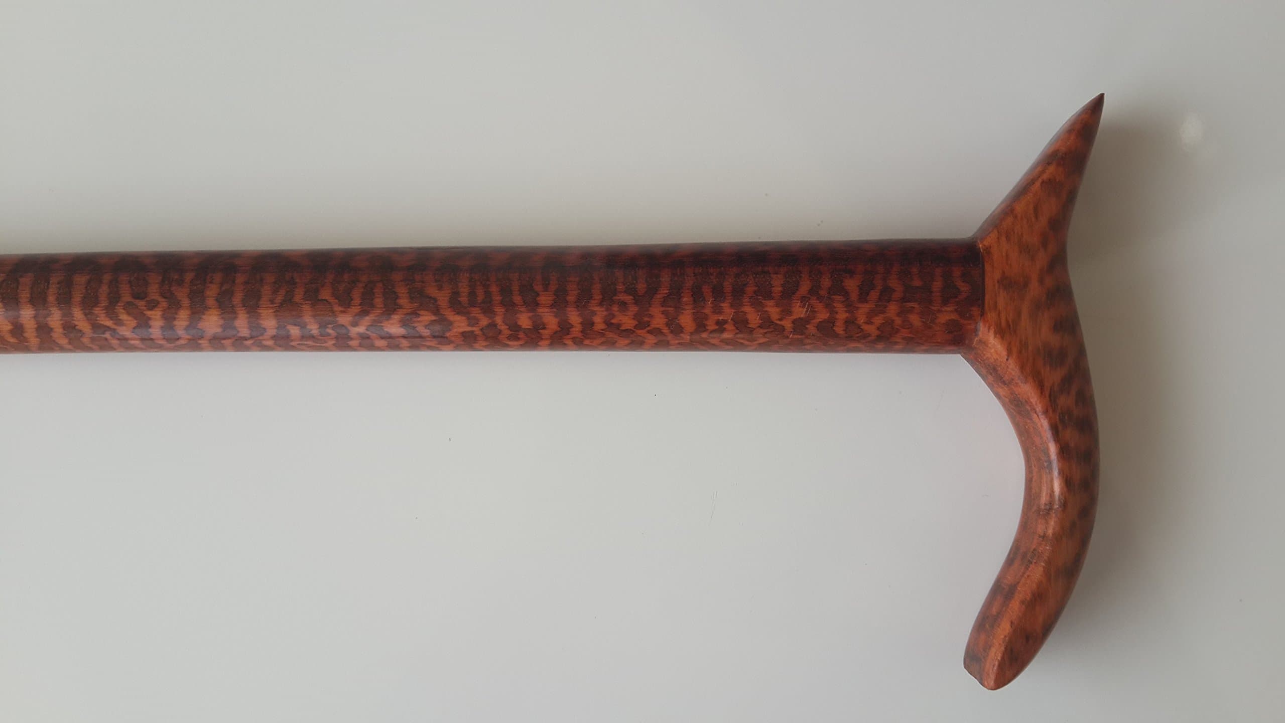 Suriname Hand-made Snakewood Cane / Walking Stick