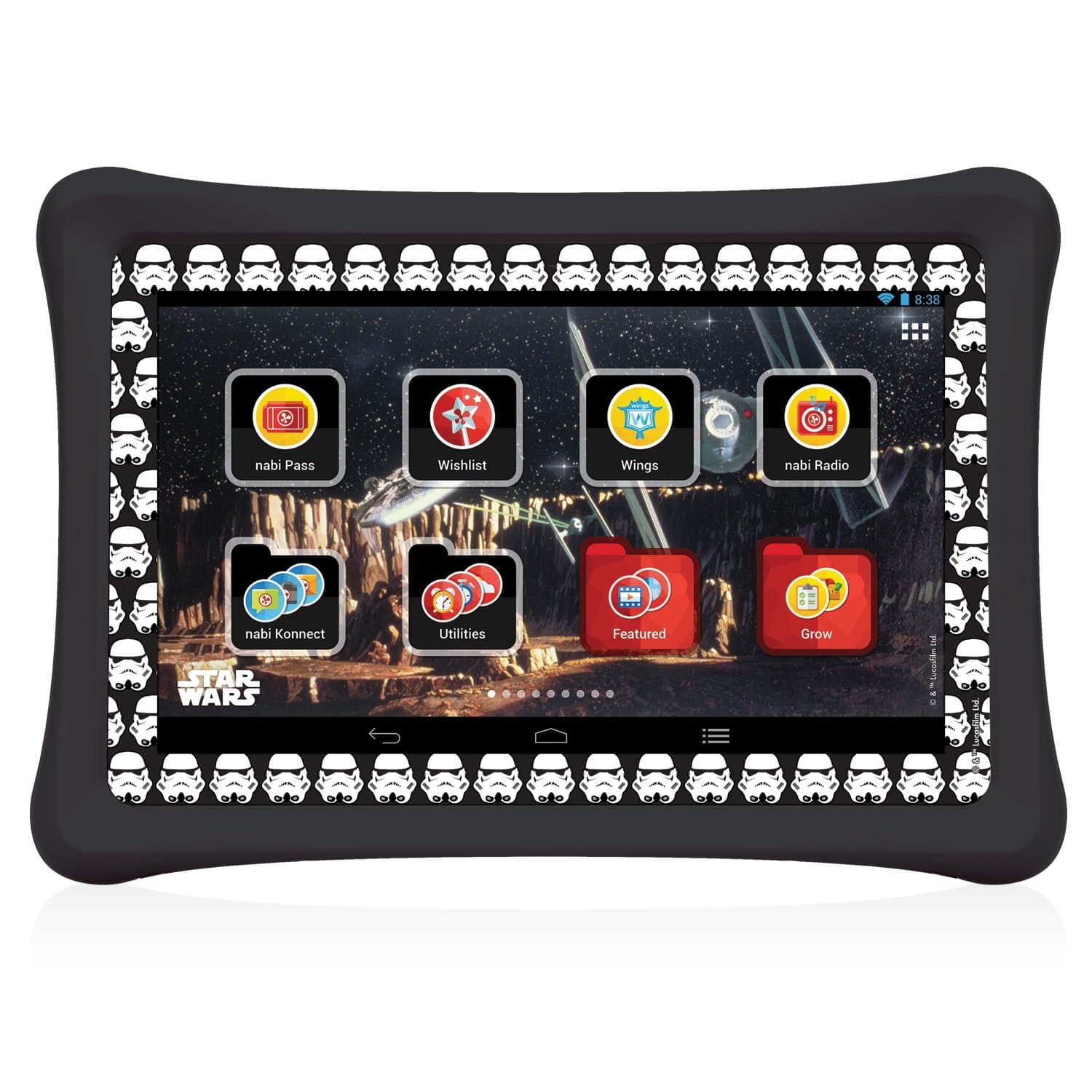 nabi Collector's Edition Tablet: The Force Star Wars Bundle - Dark Side