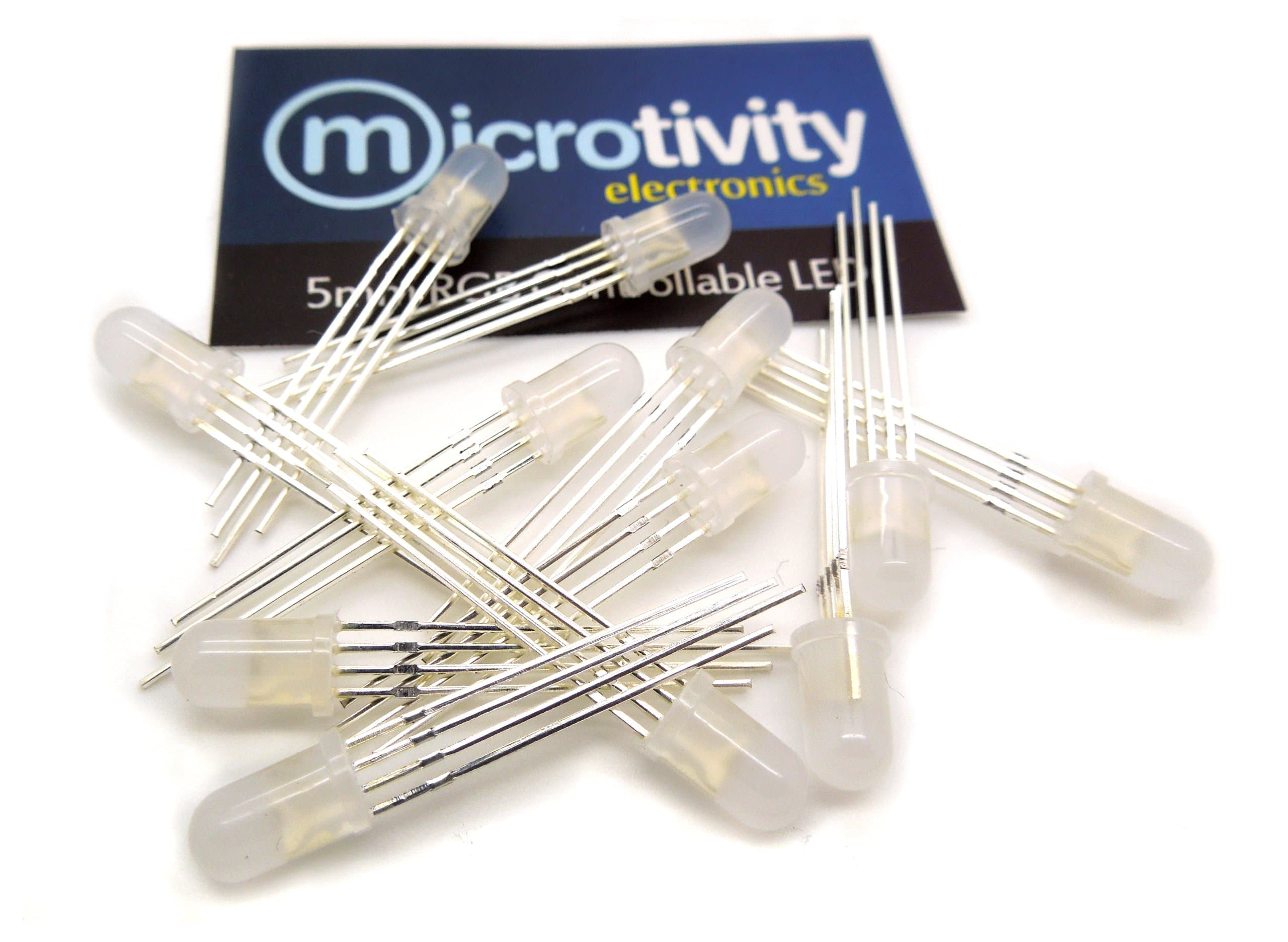 IL611 5mm Diffused RGB Controllable LED, Common Cathode (Pack of 12)