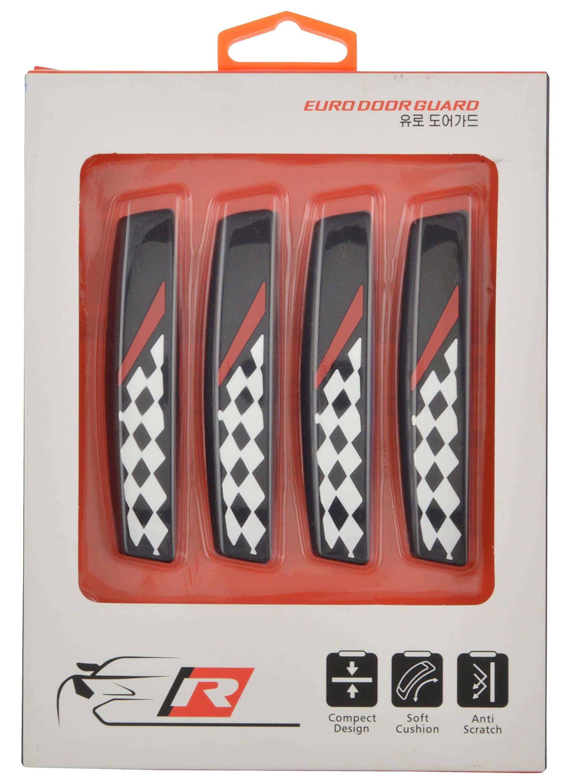 Autosure A0350 Universal Door Guard (Black and White)