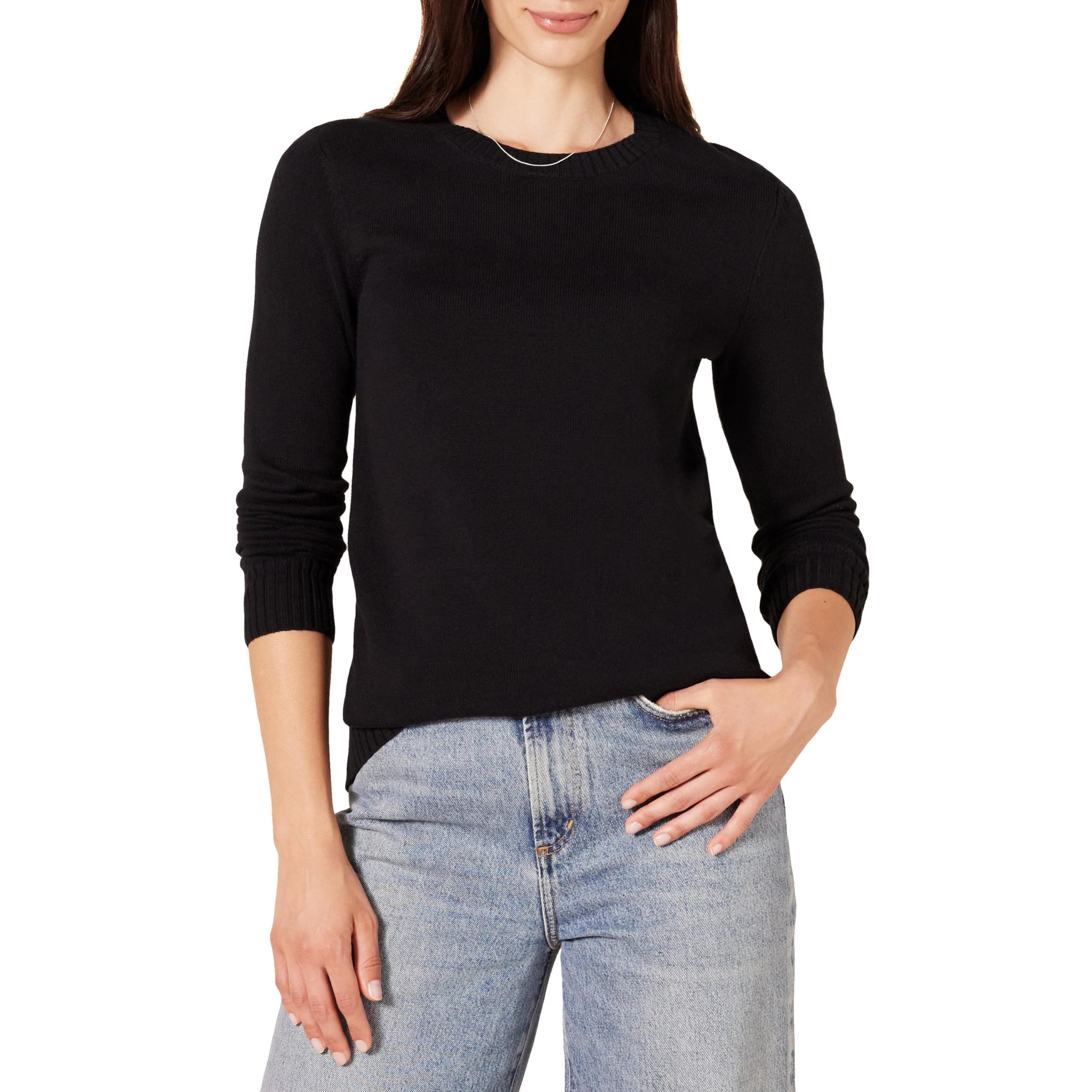 Women's 100% Cotton Crewneck Sweater (Available in Plus Size)