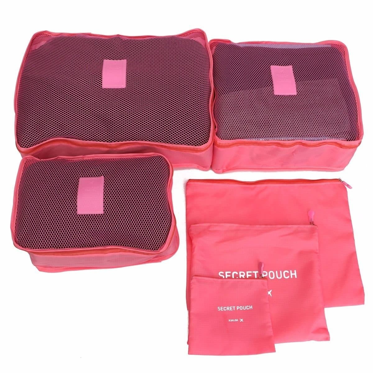 Space Saver Bags space saver bags jacket Waterproof Clothes Storage Bags Packing Cube Travel Luggage Organizer Pouch space saver bags travel medium pink 6 pcs