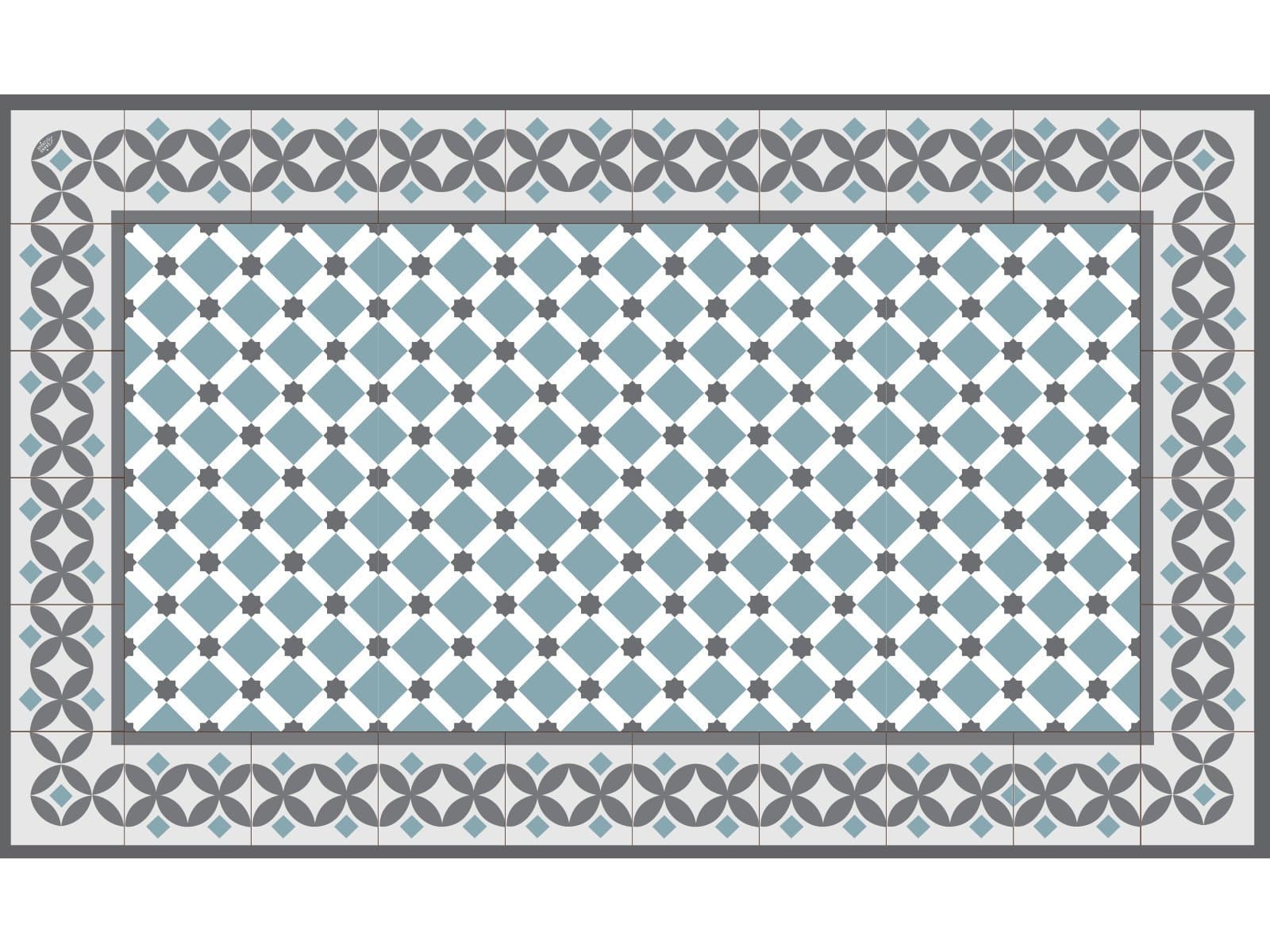 Le Grand Cirque The Big Circus tapilino-cord-bleu-60100 Vinyl Mat 60 x 100 cm Multi-Coloured