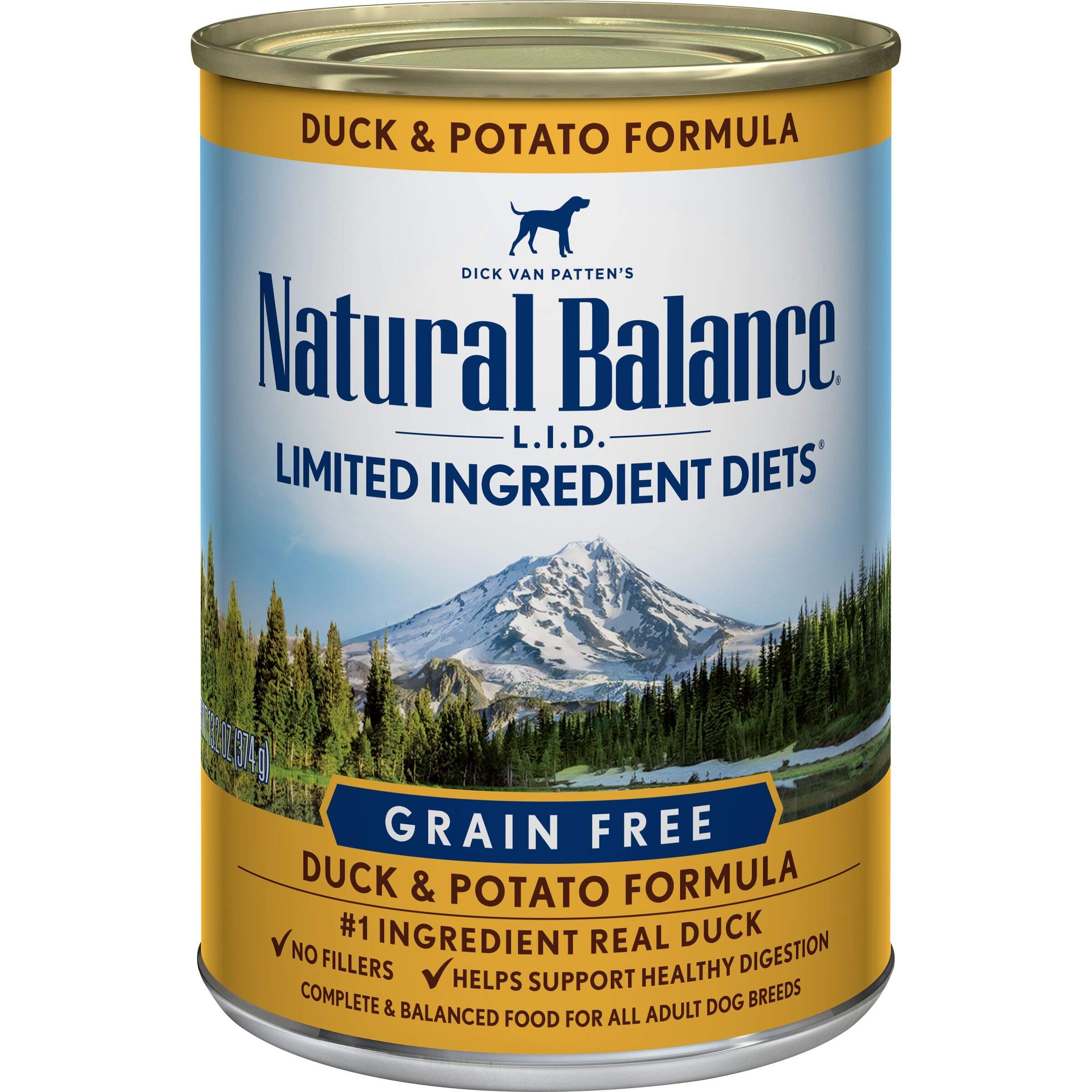 Natural BalanceLID Duck & Potato Formula Canned Dog Food - 12 oz.