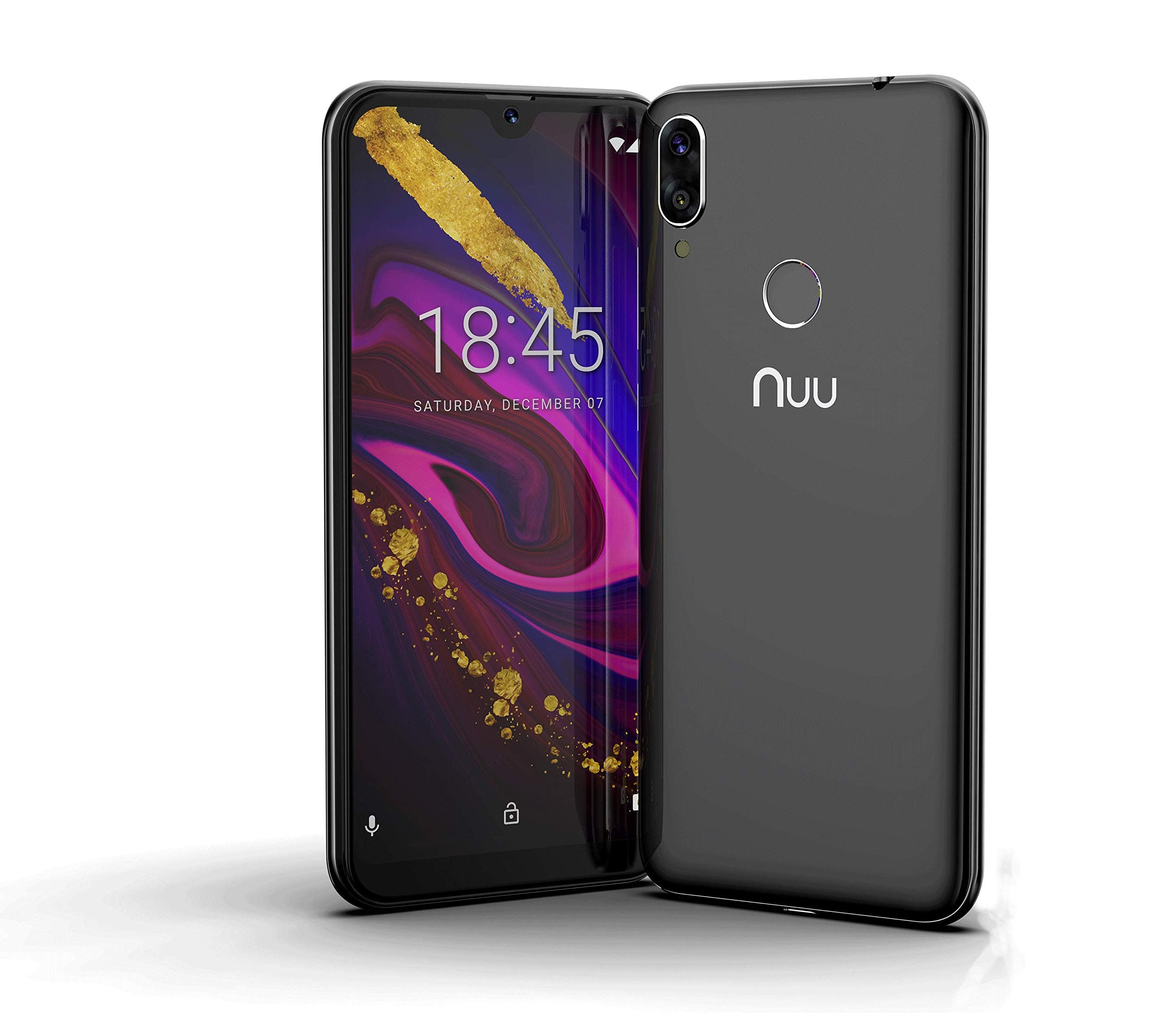 NUU Mobile X6-32GB + 3GB RAM LTE Android Unlocked Dual SIM Smartphone | 5.7" HD+ Display | Mobile Hotspot | 13MP Camera